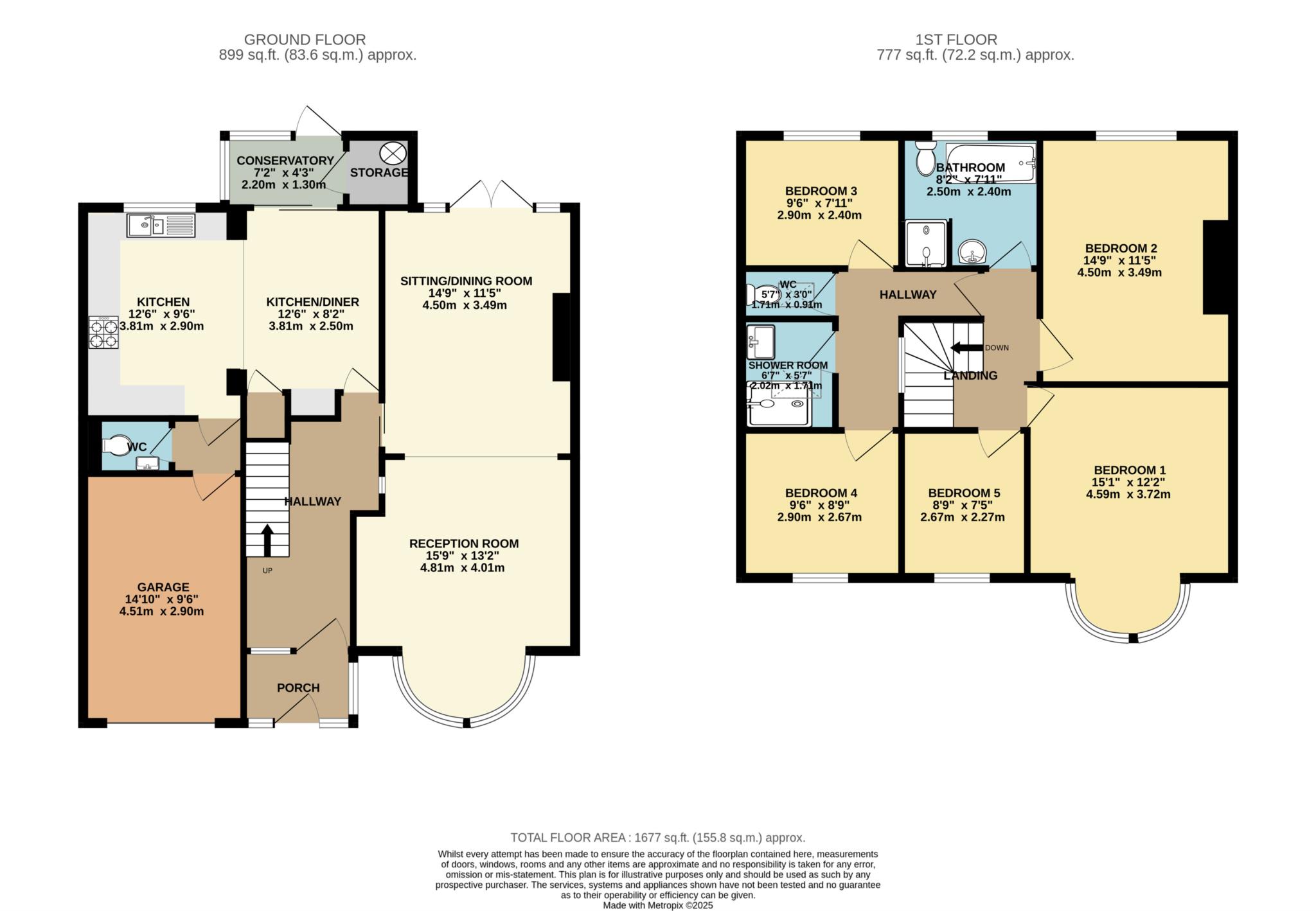 3, Mayfair Avenue, Worcester Park floorplan