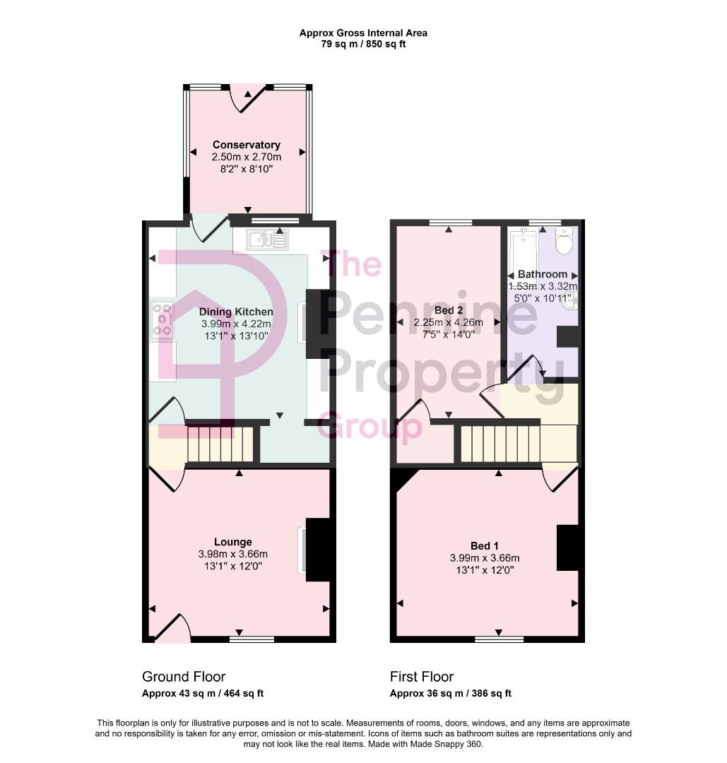 2, Don Terrace, Sheffield floorplan