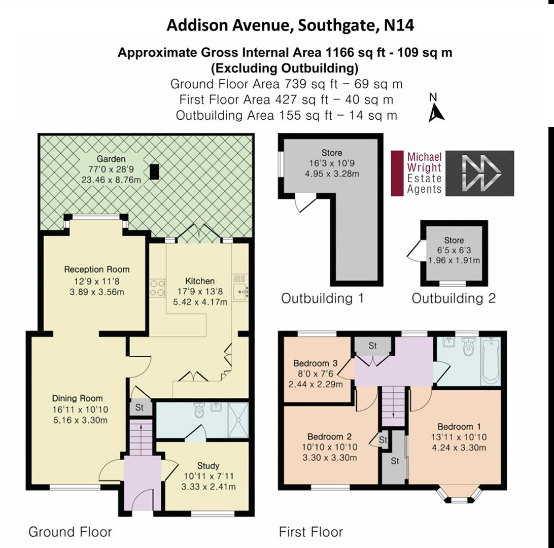 27, Addison Avenue, Southgate floorplan