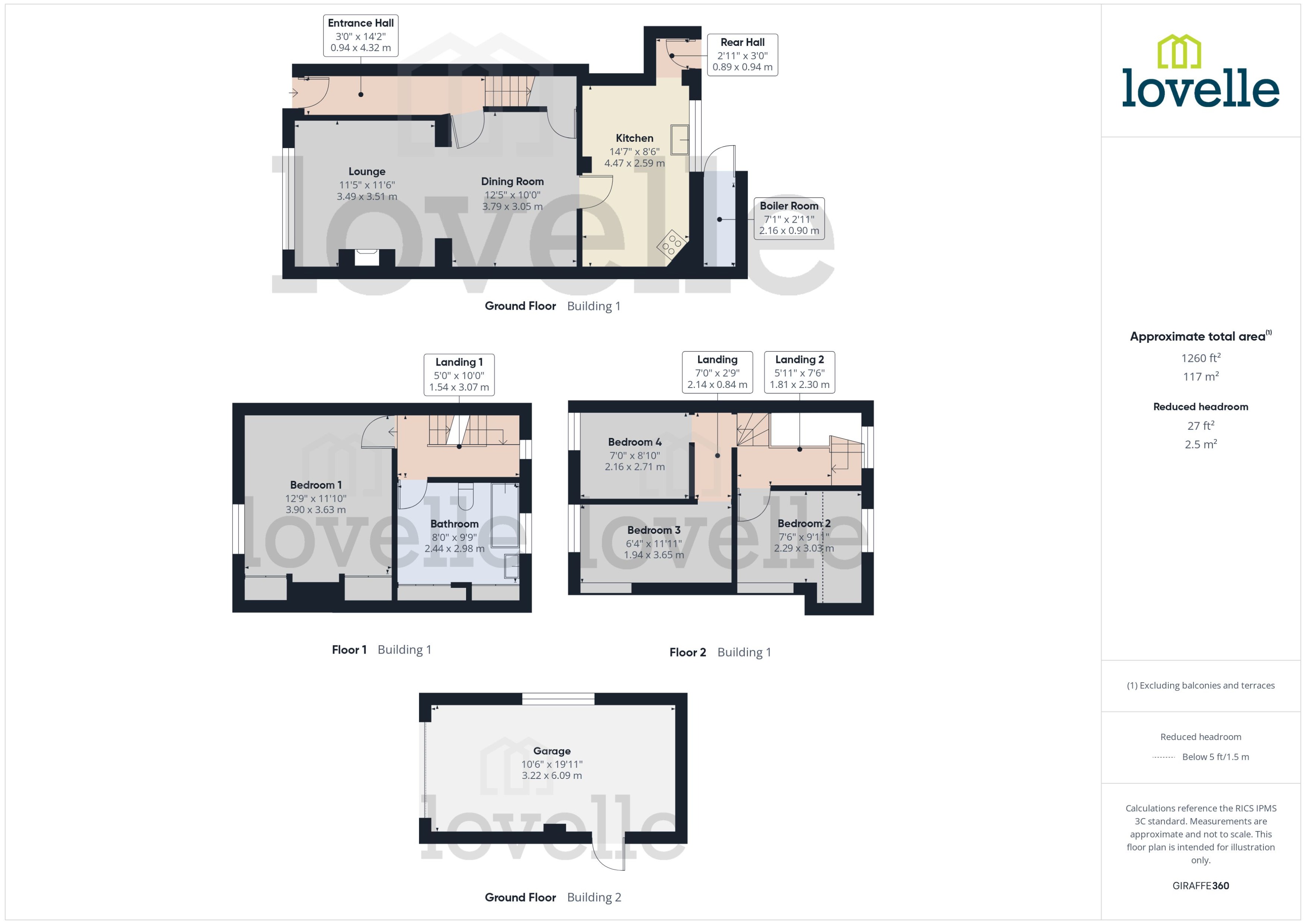 25, Willingham Road, Market Rasen floorplan