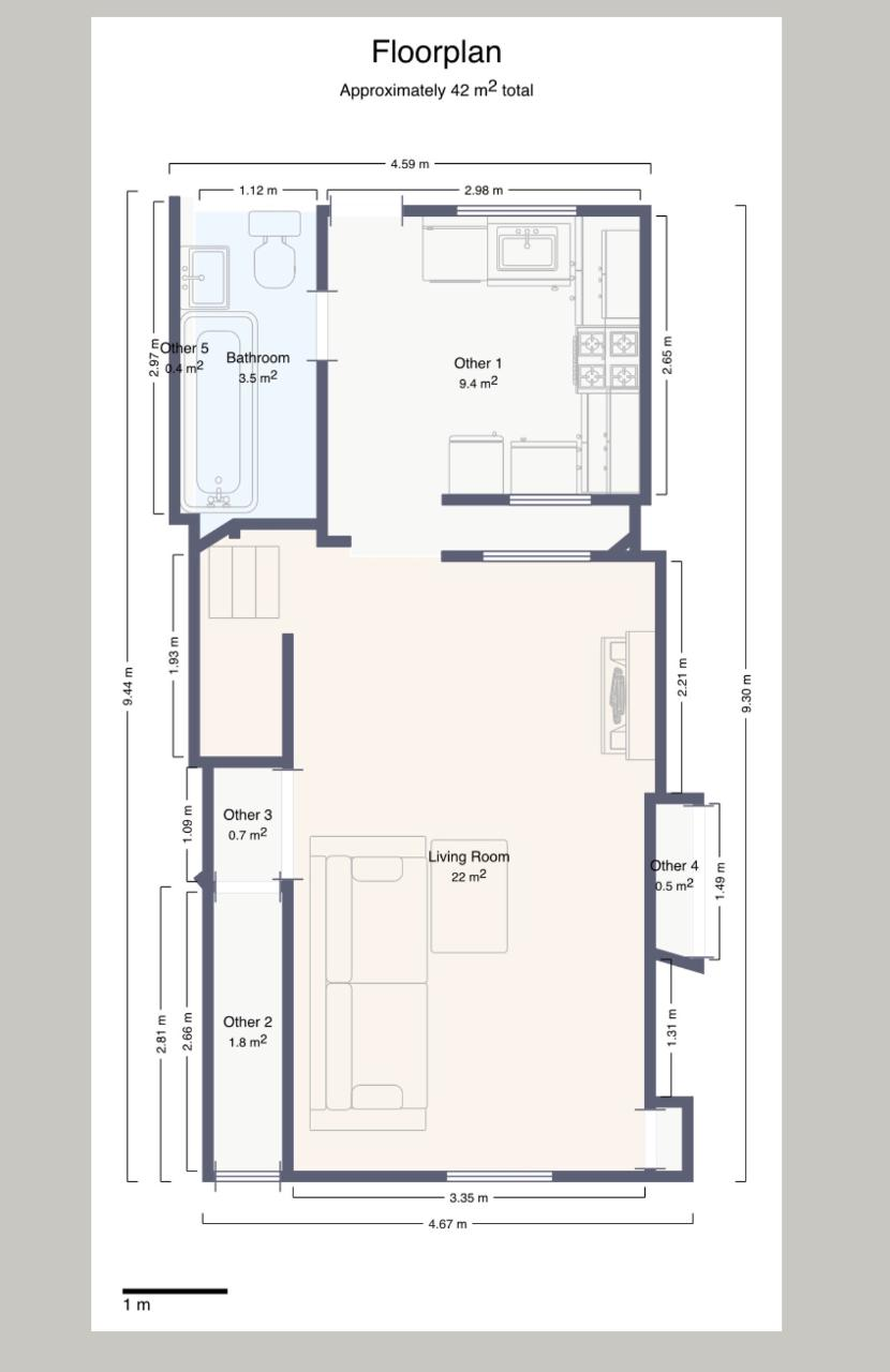 23, Perthygleision, Merthyr Tydfil floorplan