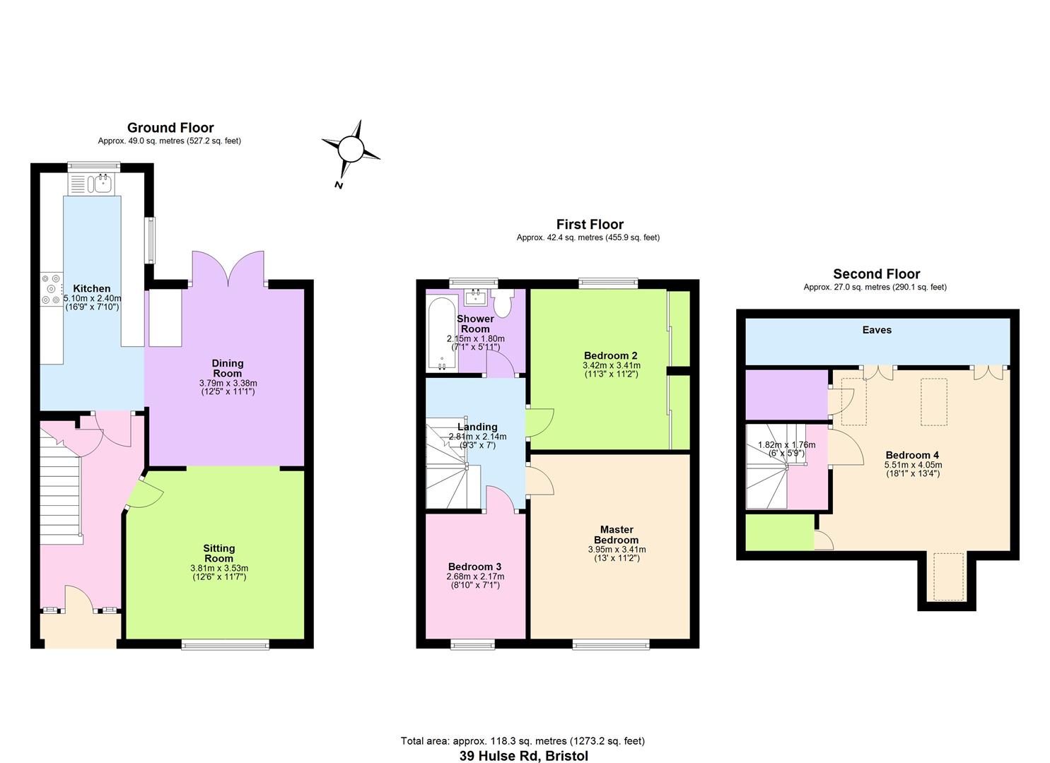 39, Hulse Road, Bristol floorplan