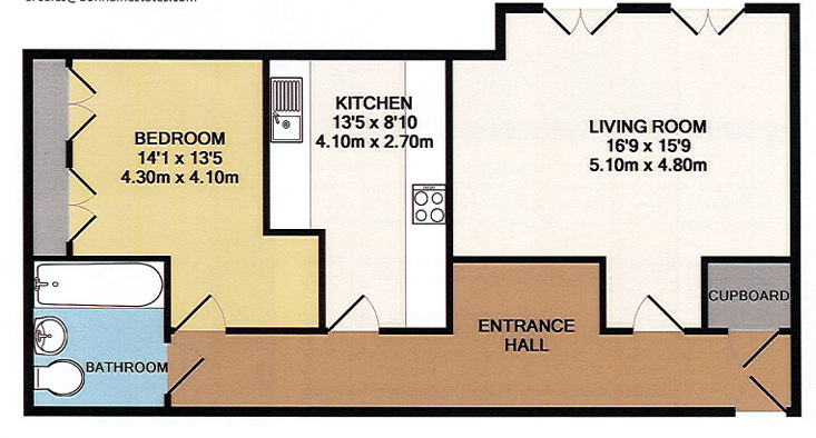63 Gilbert Scott Court, Whielden Street, Amersham floorplan