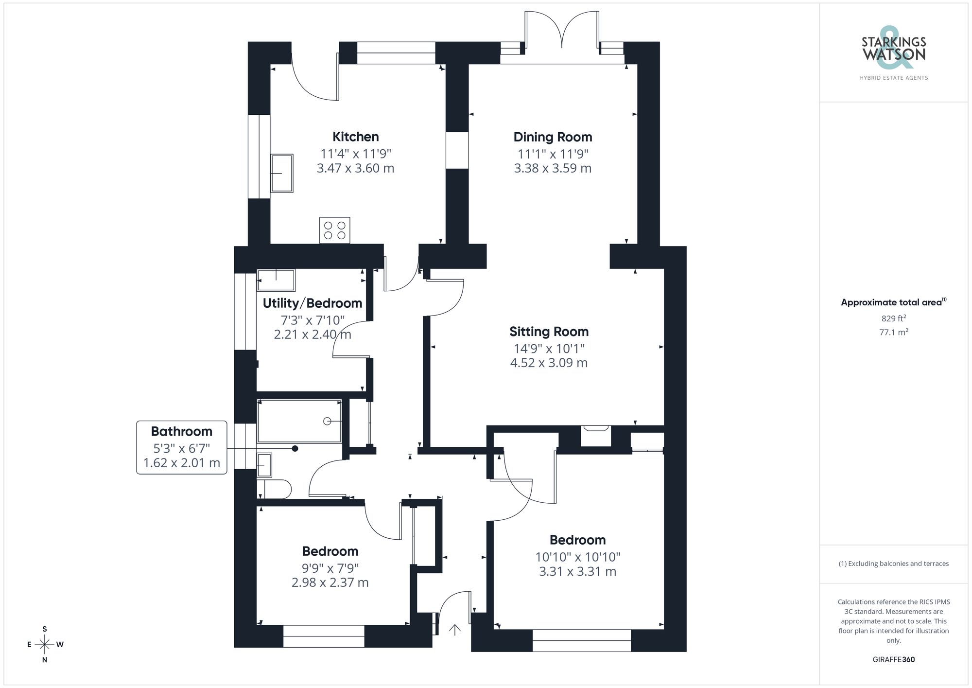 1 Homefield Avenue, Great Yarmouth floorplan