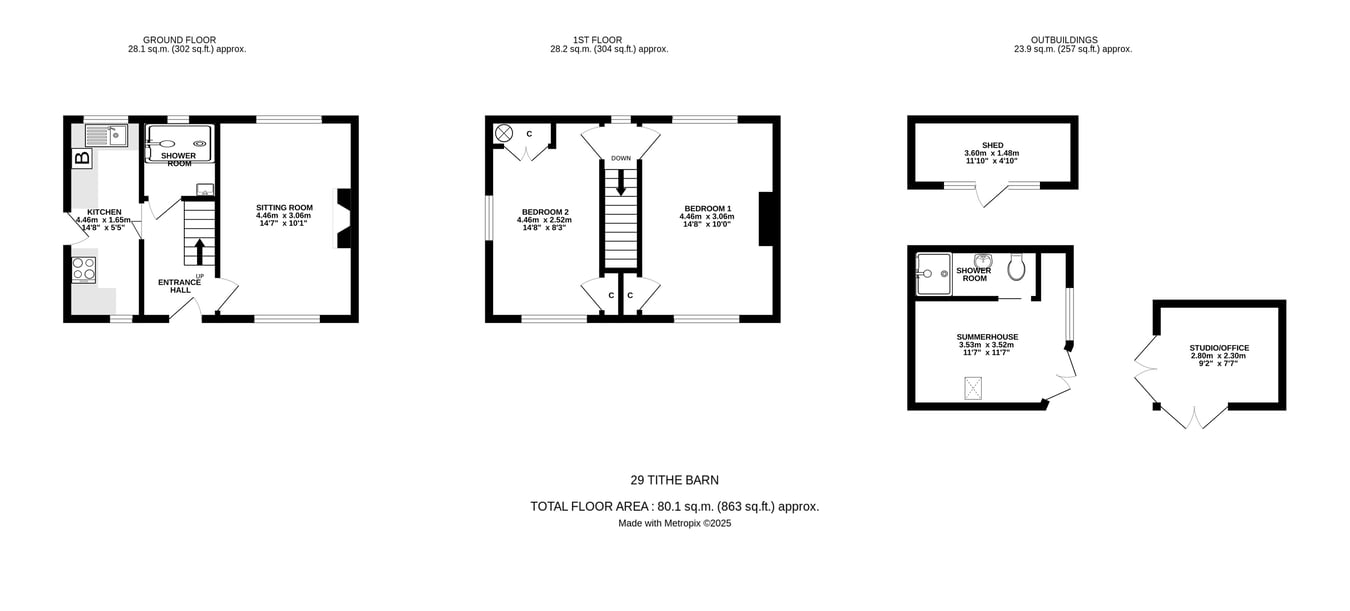 29, Tithe Barn, Lymington floorplan