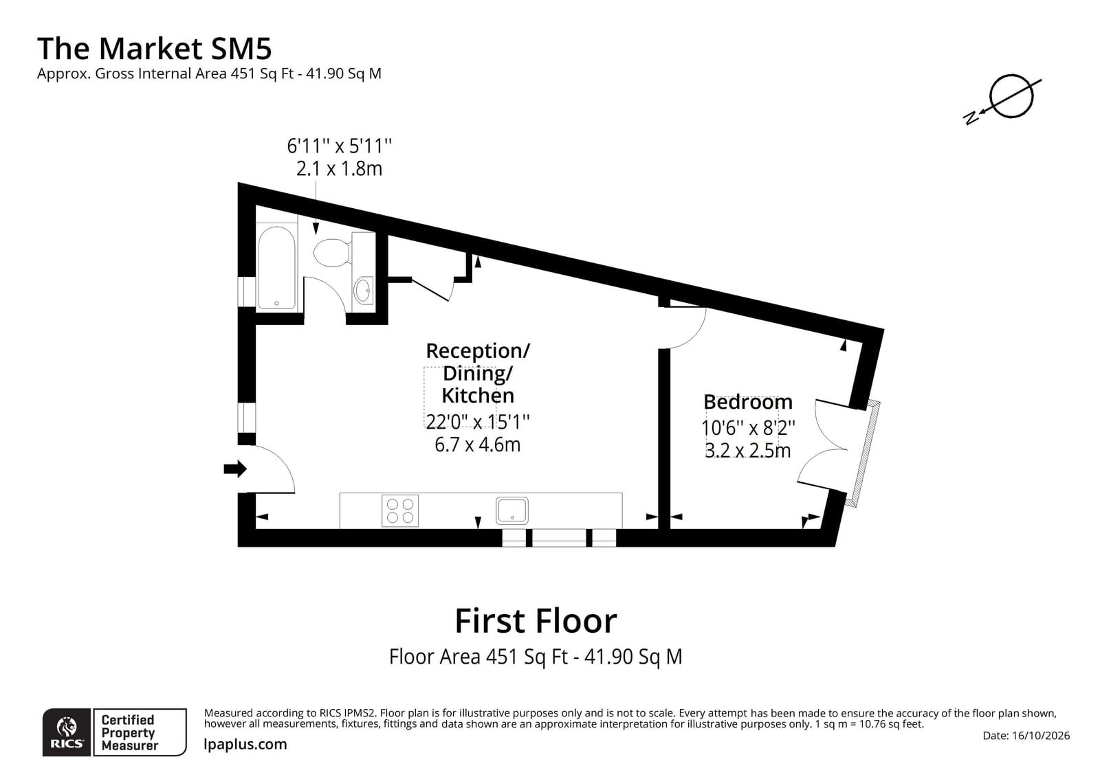 Wrythe Lane, Carshalton floorplan