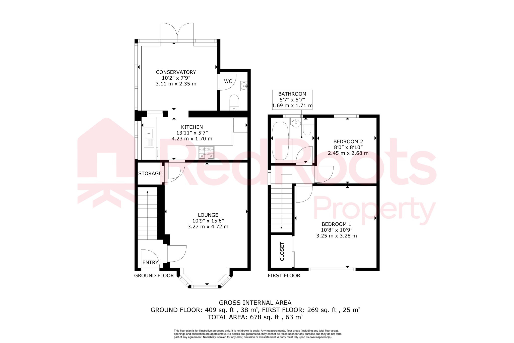 42 Tennyson Avenue, Doncaster, South Yorkshire floorplan