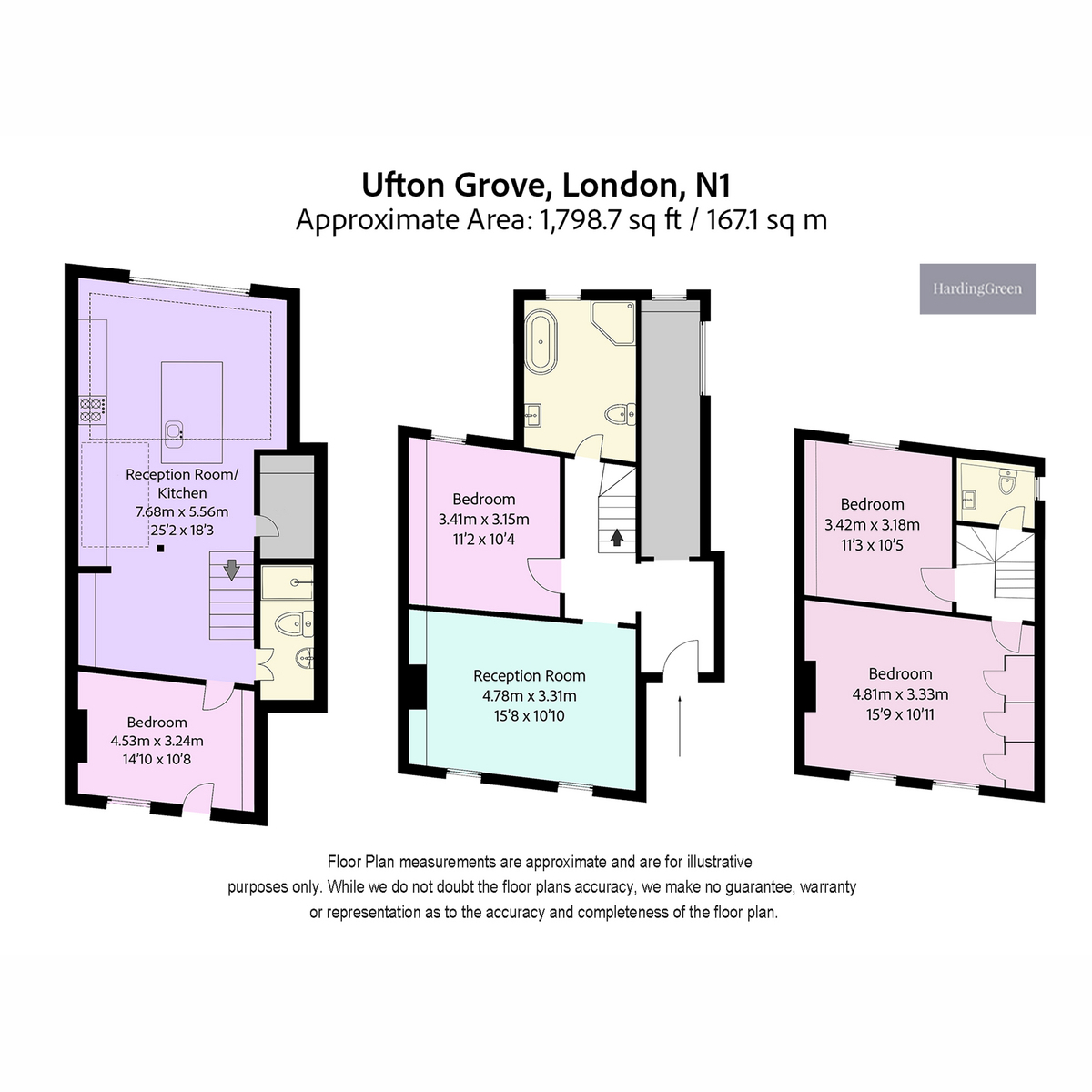 9, Ufton Grove, Hackney floorplan