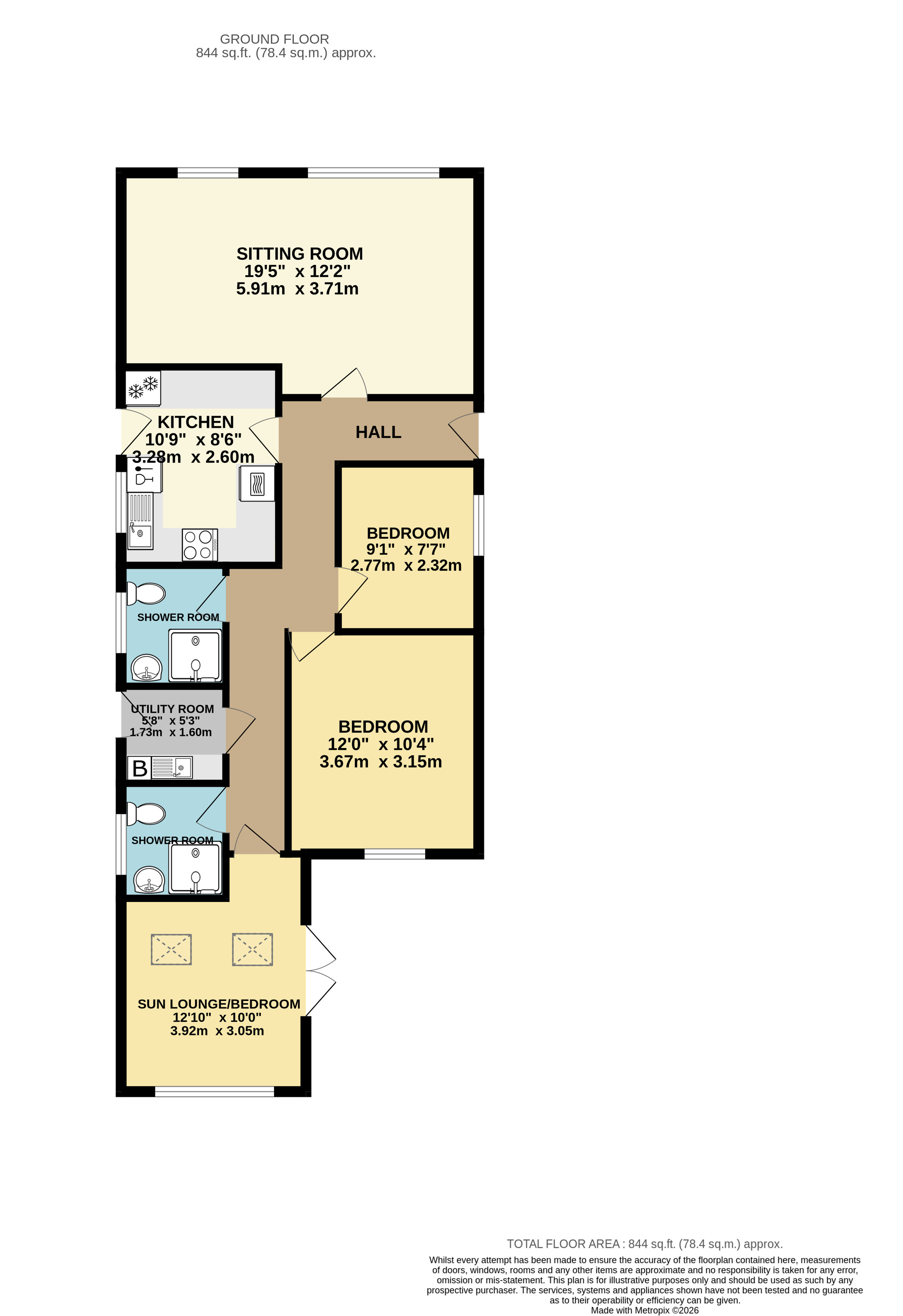 44, North Park, Fakenham floorplan