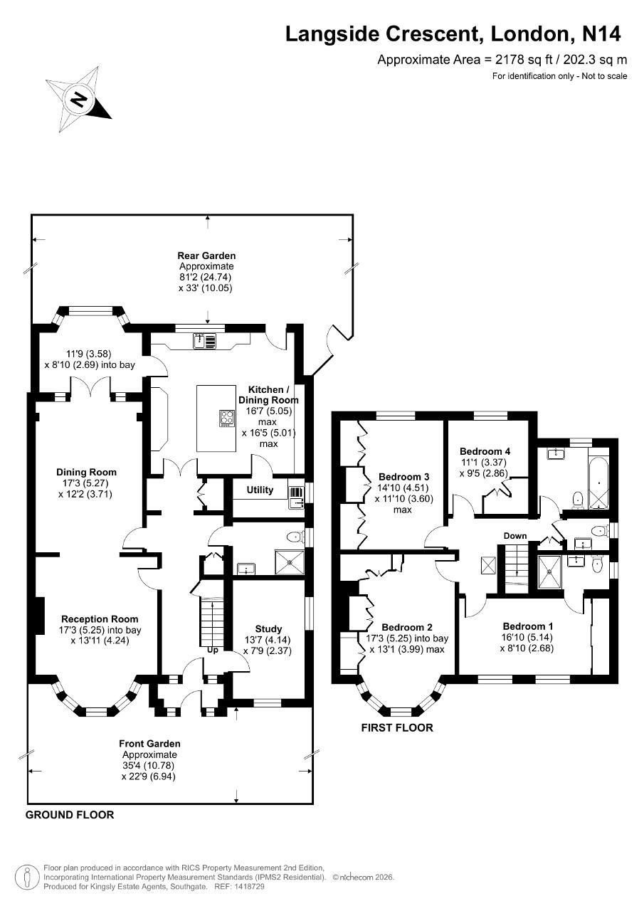 15, Langside Crescent, Southgate floorplan