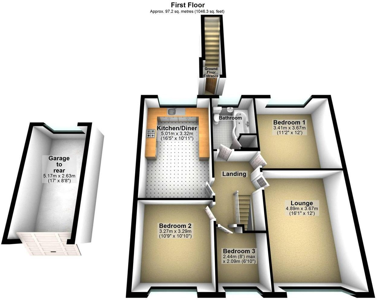 35, St Albans Road, Morecambe floorplan