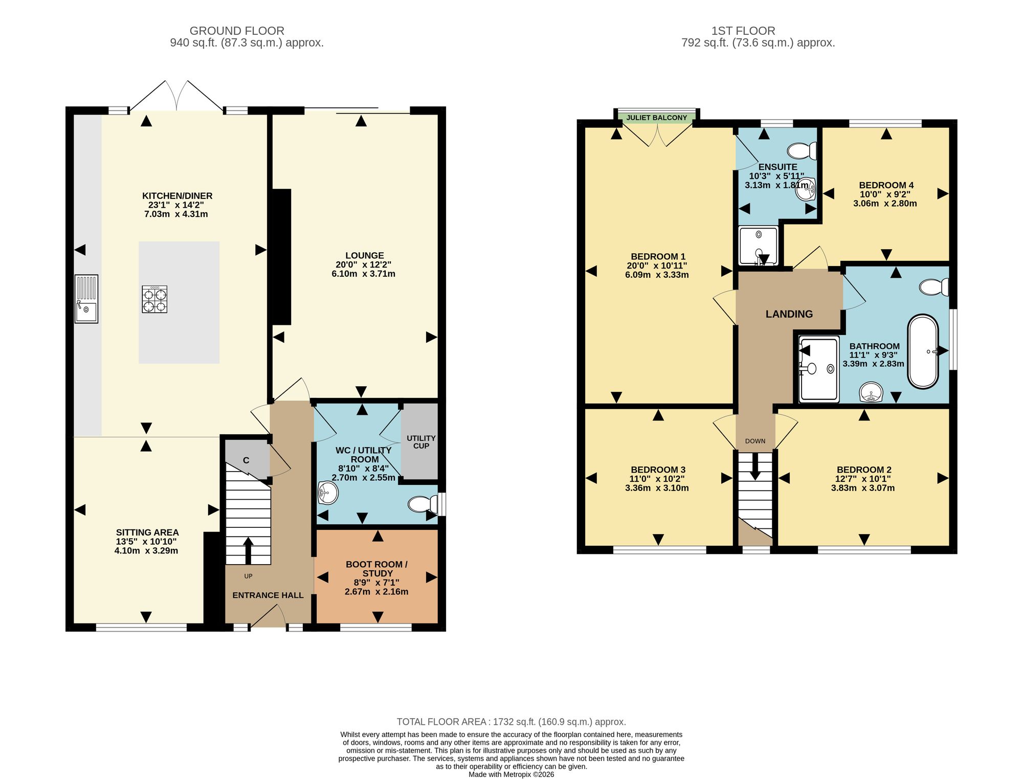 53 Chegworth Gardens, Sittingbourne floorplan