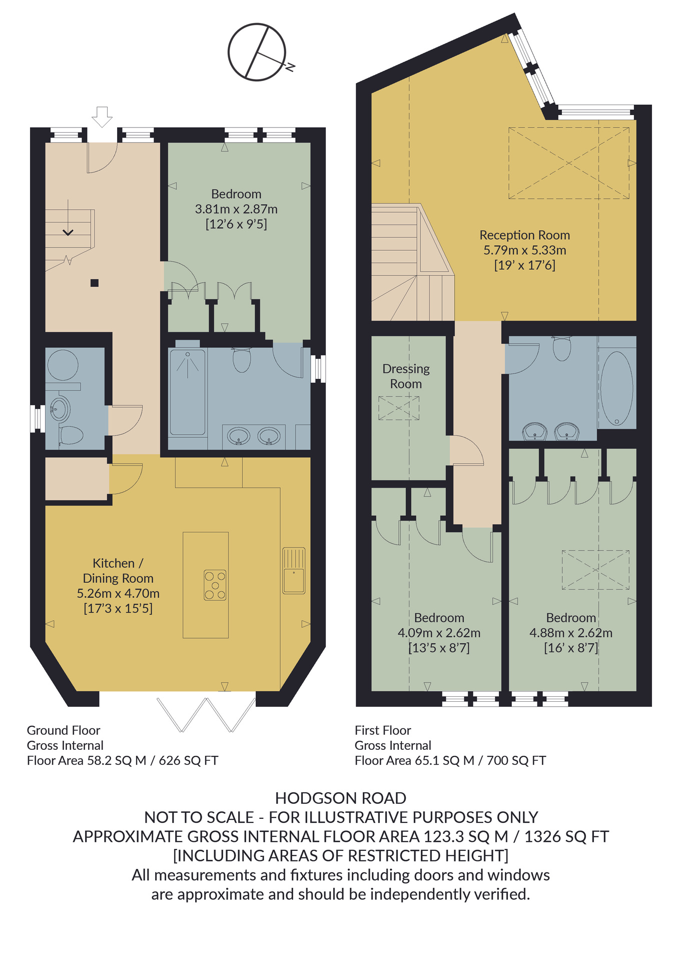 14 Hodgson Road, Whitstable floorplan