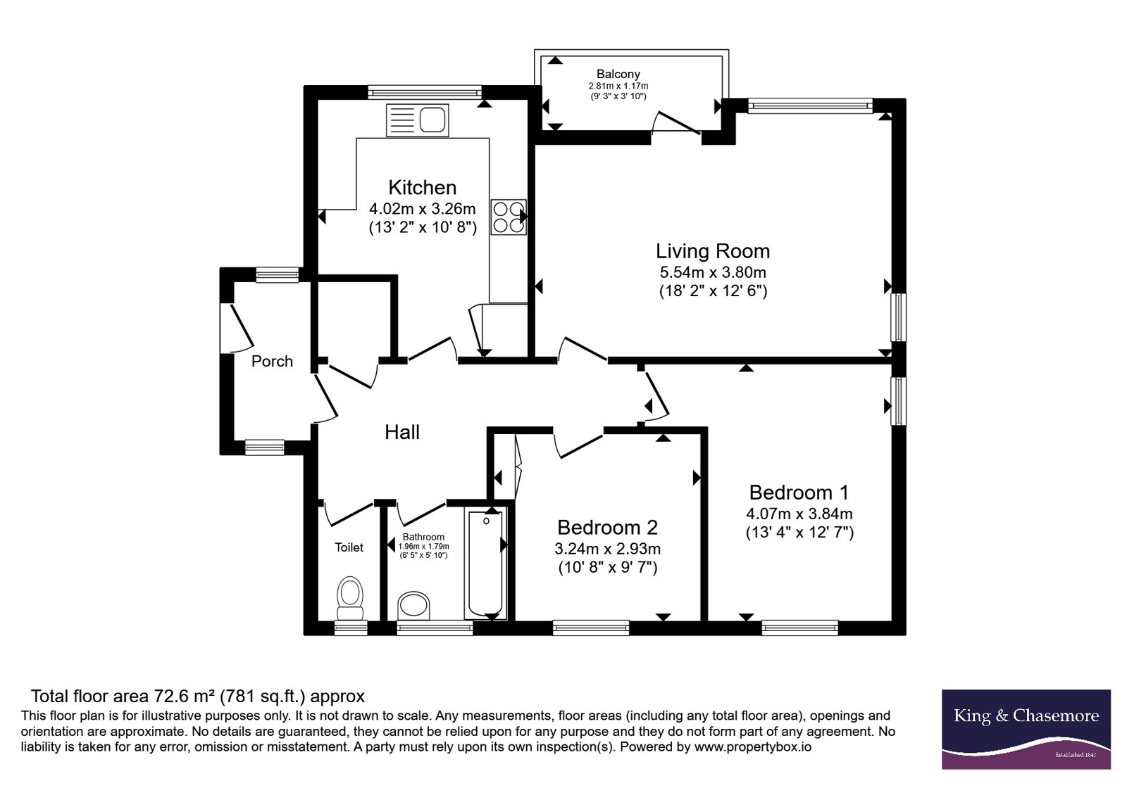 Flat 21, Aston House,, Freehold Street, West Sussex floorplan