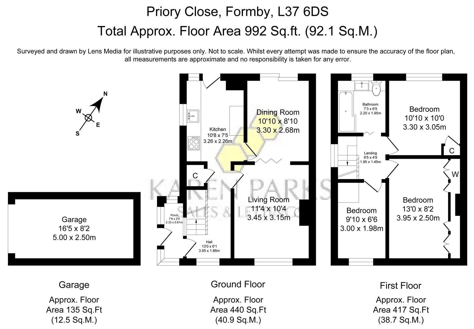 22, Priory Close, Formby Liverpool floorplan