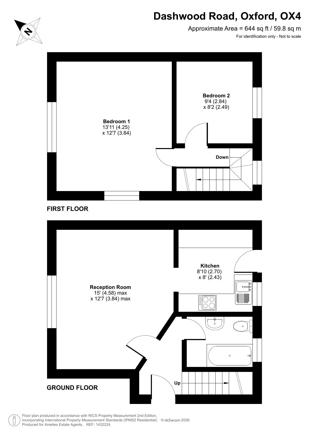 29, Dashwood Road, Oxford floorplan