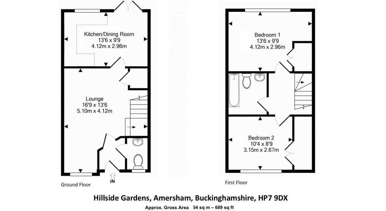 43, Hillside Gardens, Buckinghamshire floorplan