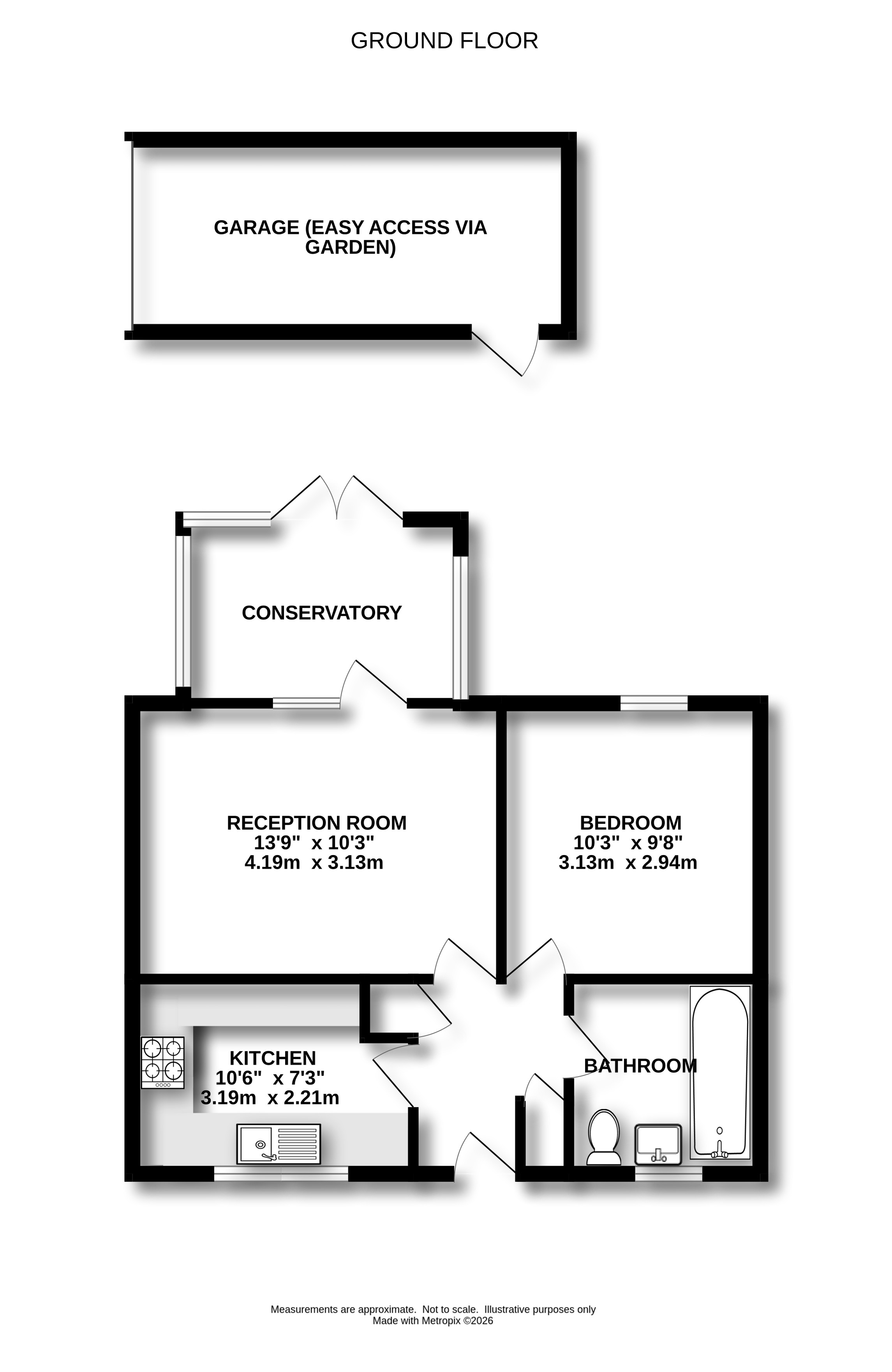 45, Avondale, Ash Vale floorplan