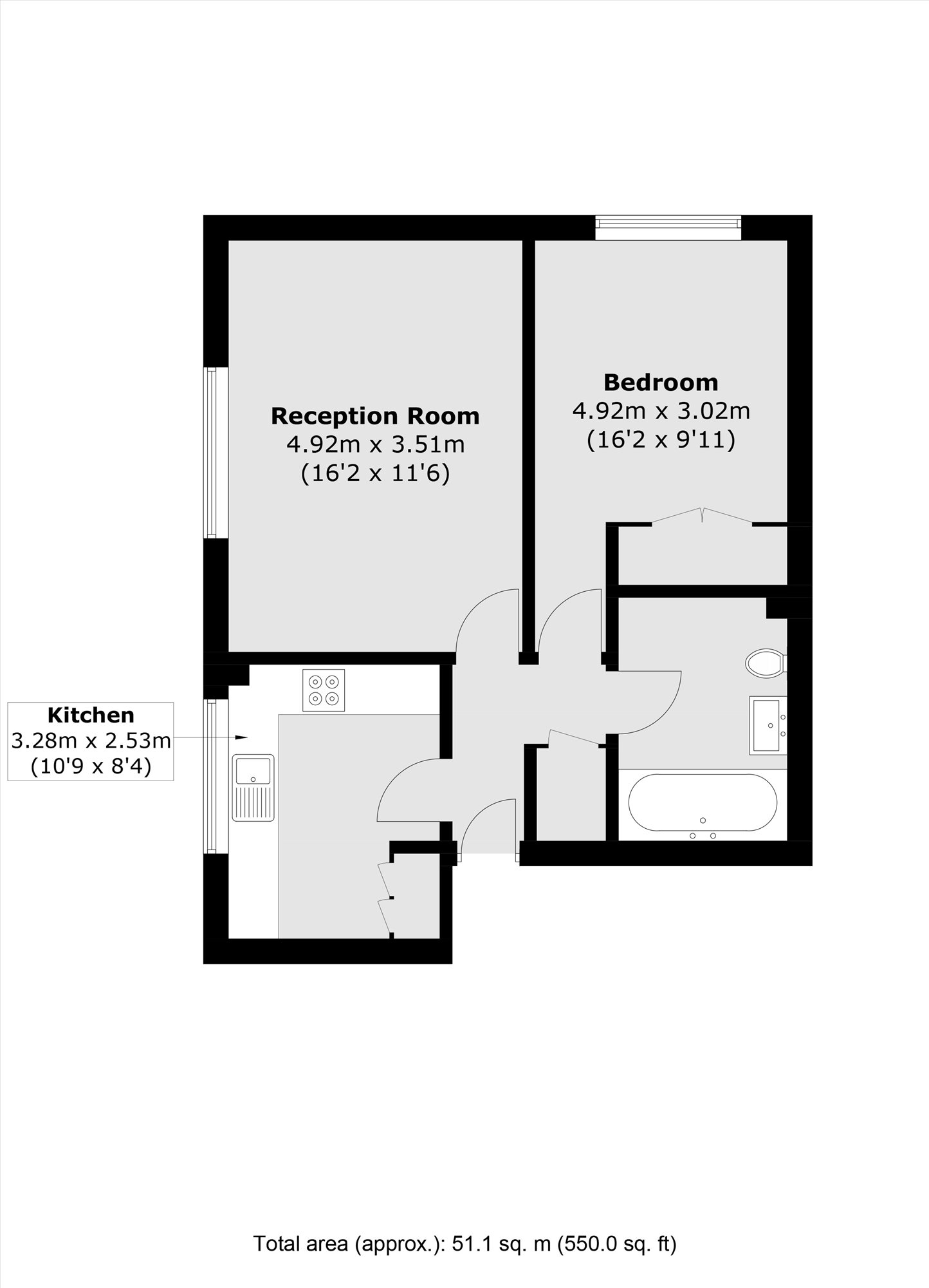 35, Rowan Close, London floorplan