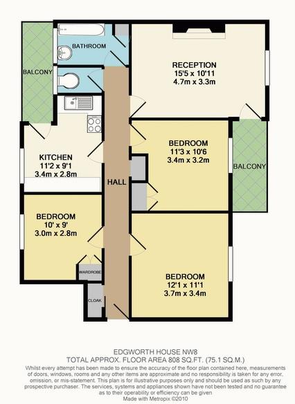 3 Bedrooms Flat to rent in Dobson Close, London NW6