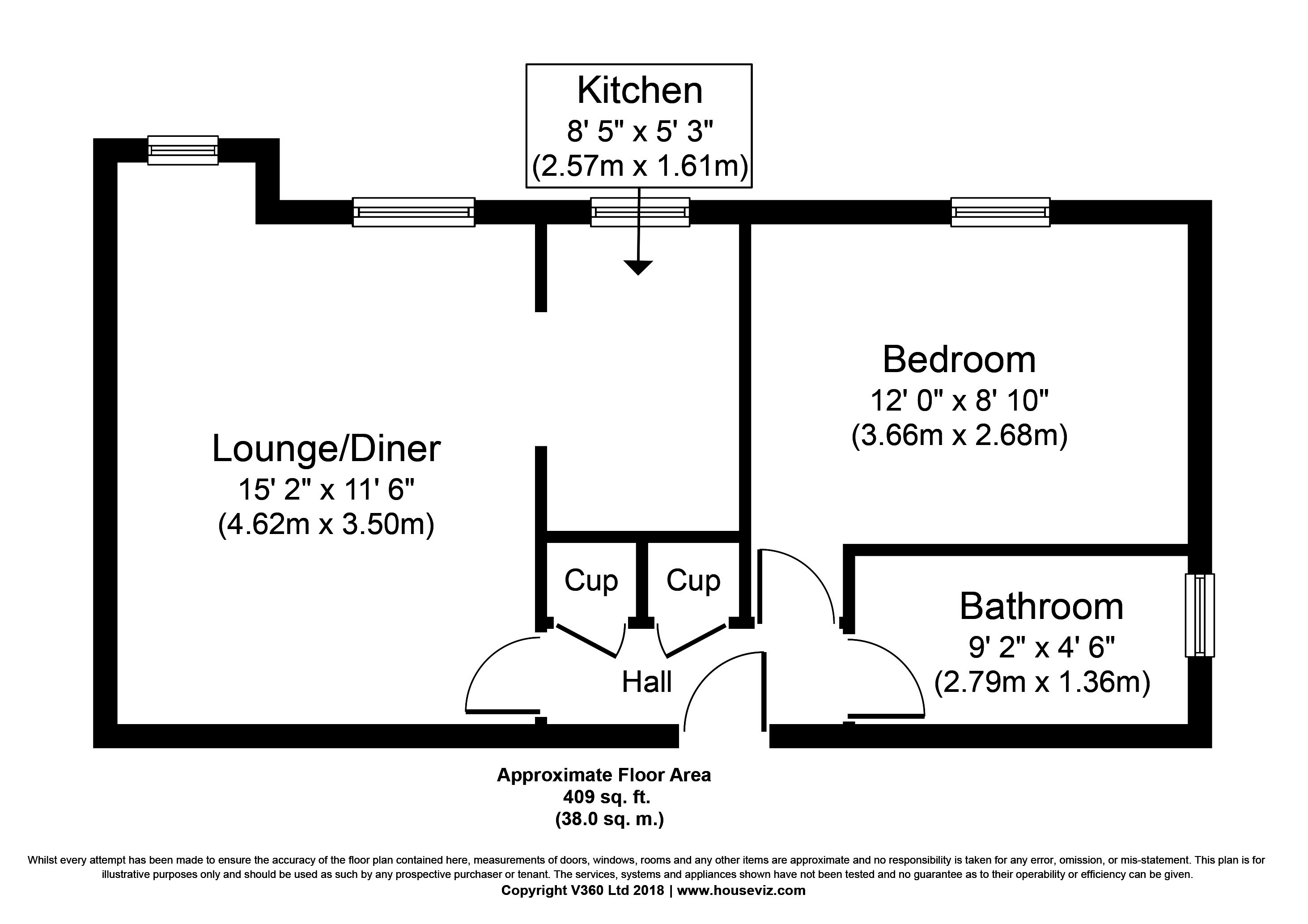 1 Bedrooms Flat for sale in Portland Road, Bishop's Stortford CM23