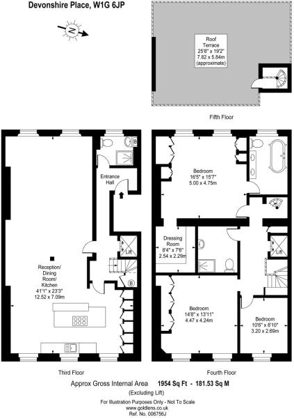 3 Bedrooms Flat to rent in Devonshire Place, Marylebone Village, London W1G