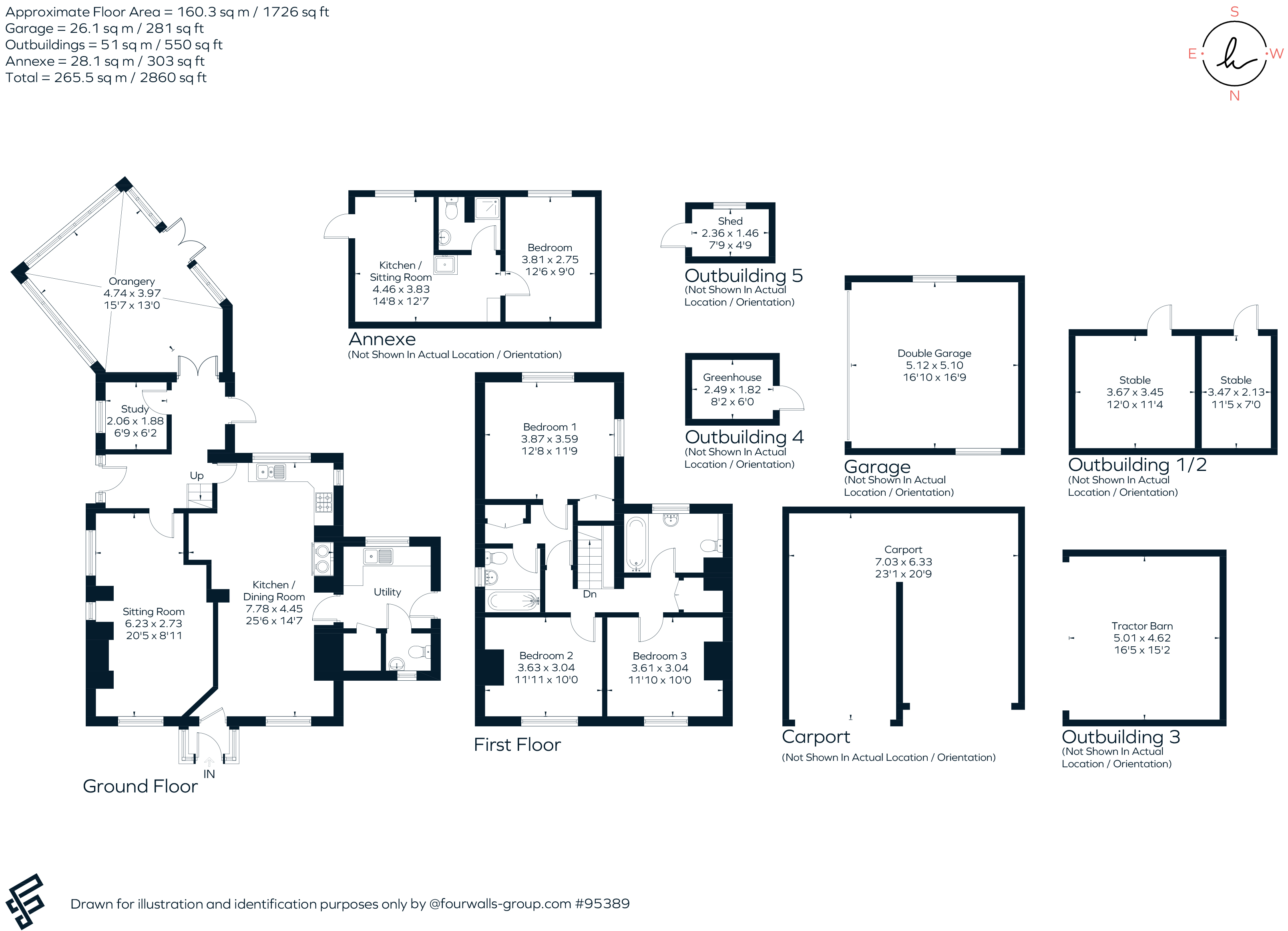 Oaklands, Brook, Lyndhurst floorplan