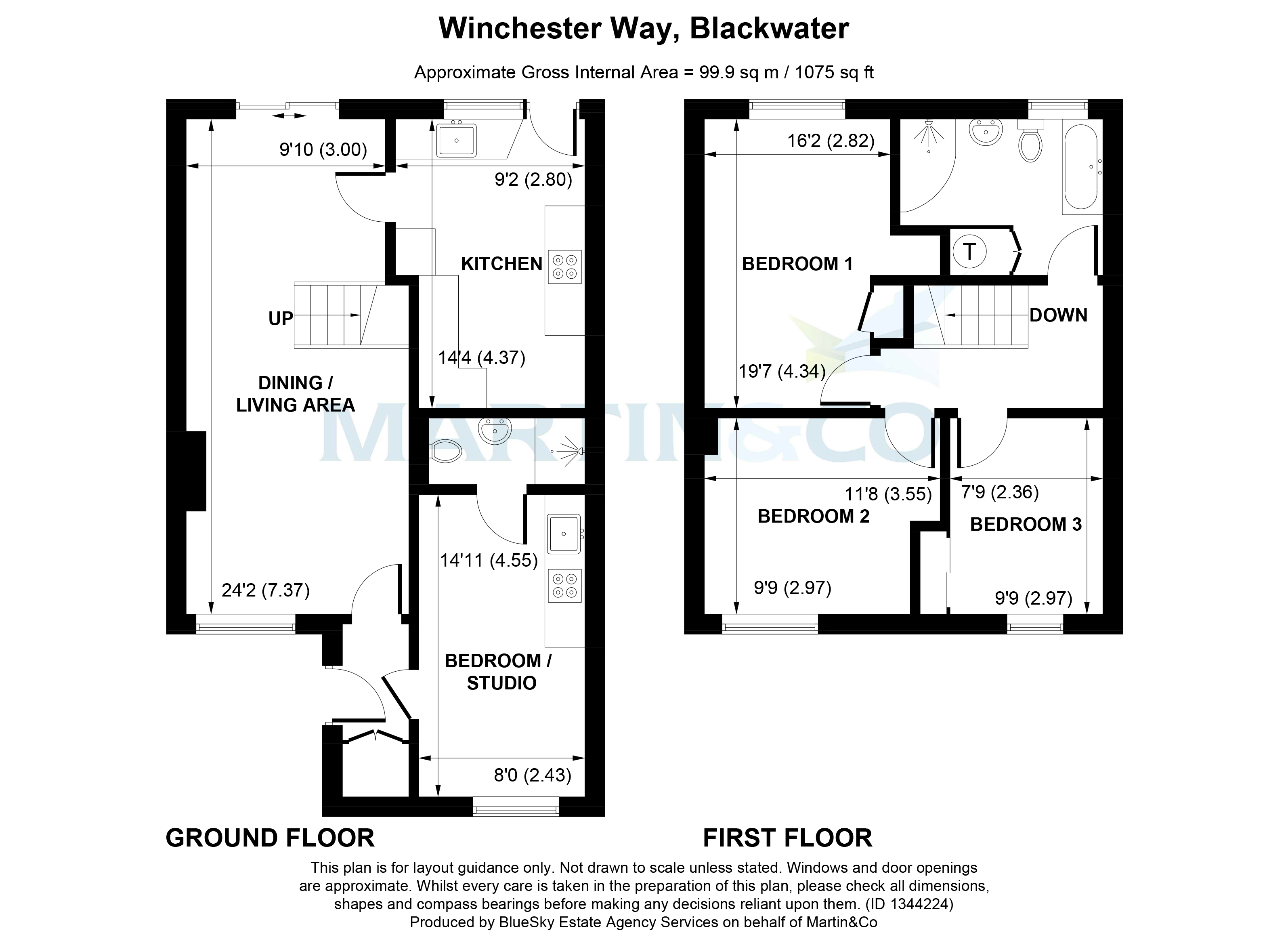 Winchester Way, Blackwater floorplan