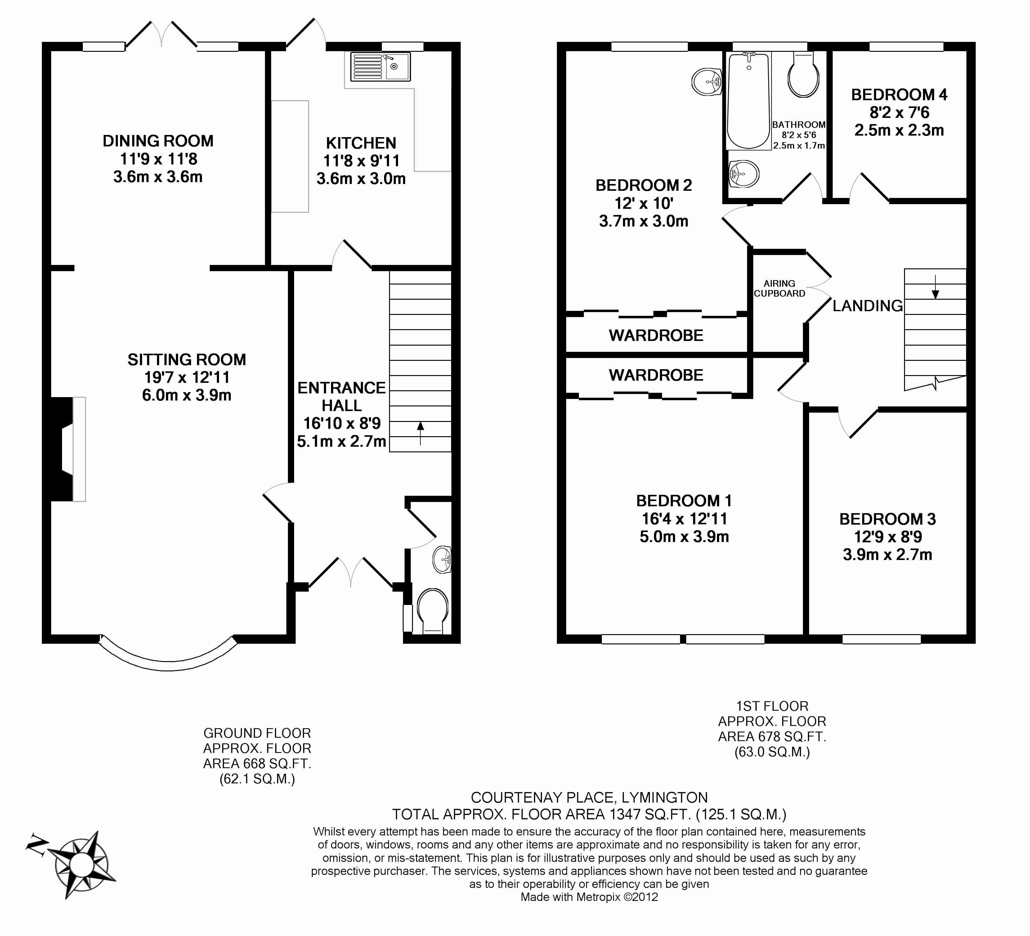 34, Courtenay Place, Hampshire floorplan