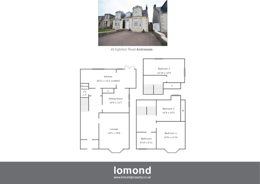 3 Bedrooms Semi-detached house for sale in Eglinton Road, Ardrossan, North Ayrshire KA22