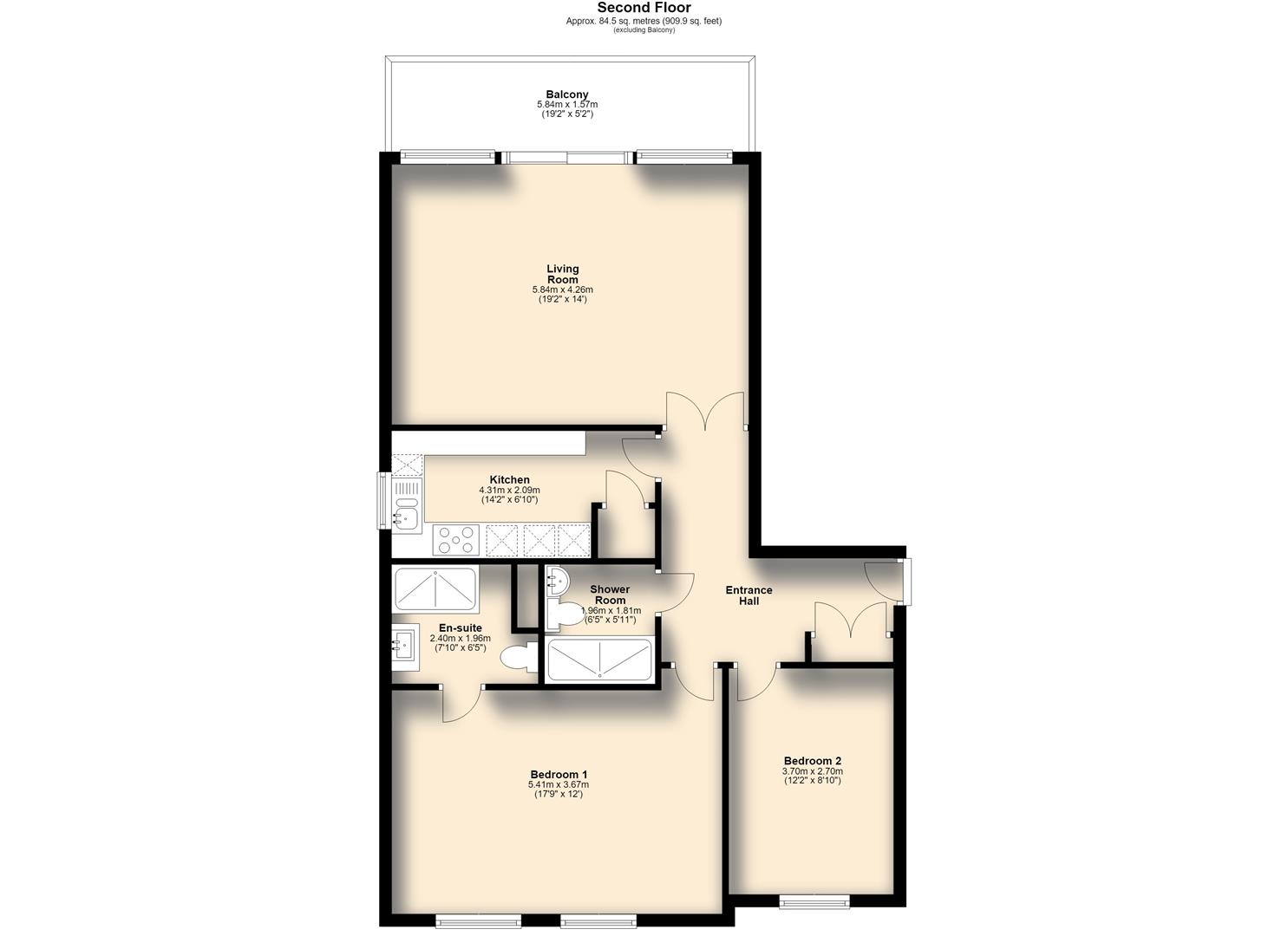 5, Beaufort House, Lower Street floorplan