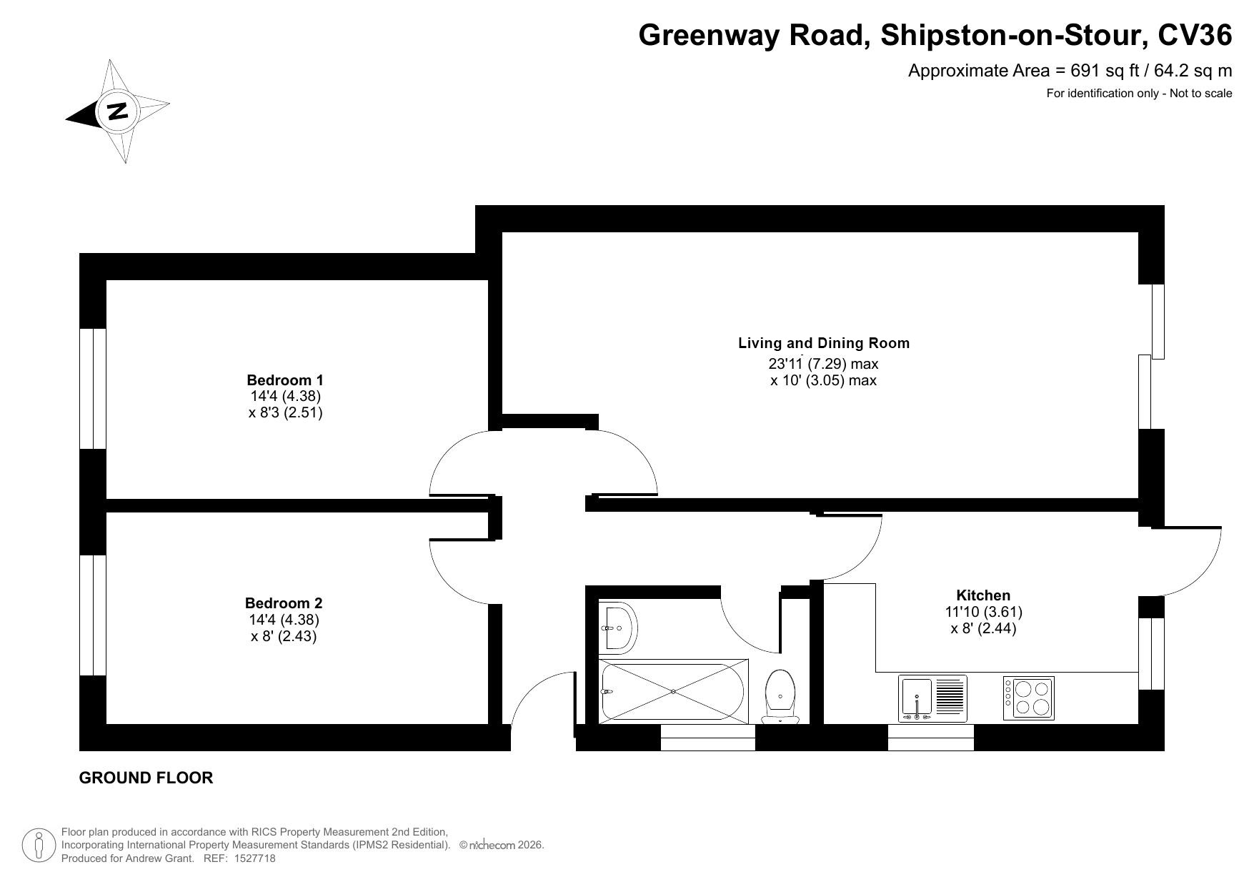 6, Greenway Road, Shipston-On-Stour floorplan