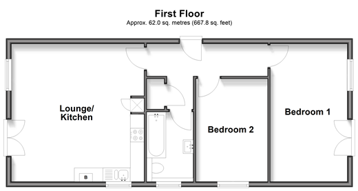 Church Road Paddock Wood, Tonbridge floorplan