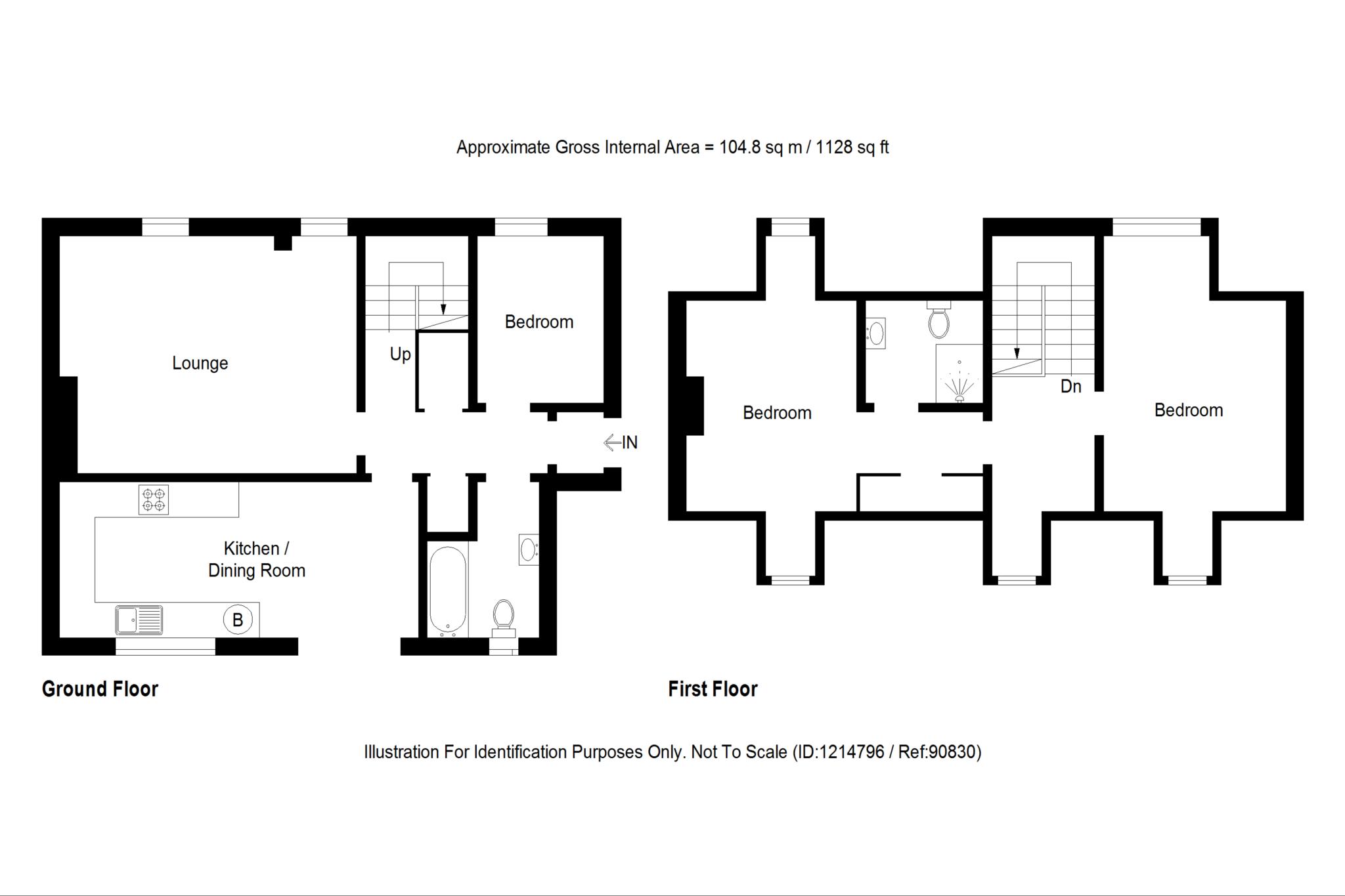 11b, Leopold Street, Nairn floorplan