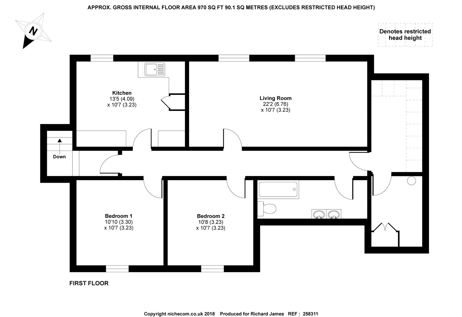 2 Bedrooms Flat for sale in Church Road, Wanborough, Wiltshire SN3