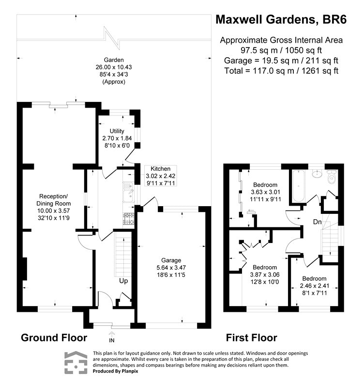 33, Maxwell Gardens, Kent floorplan