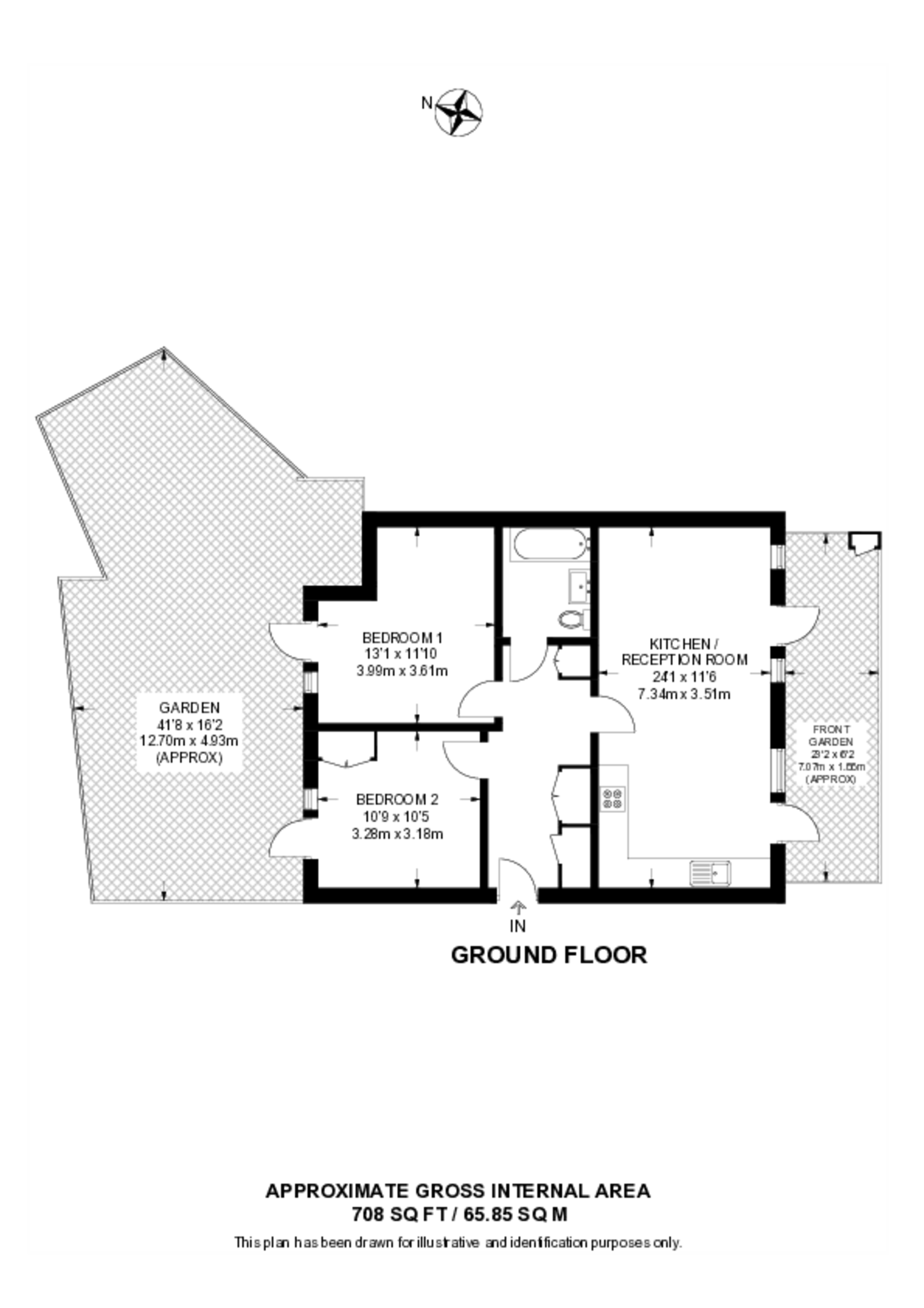 Bergen Apartments, 761 High Road, London, N17, Tottenham floorplan