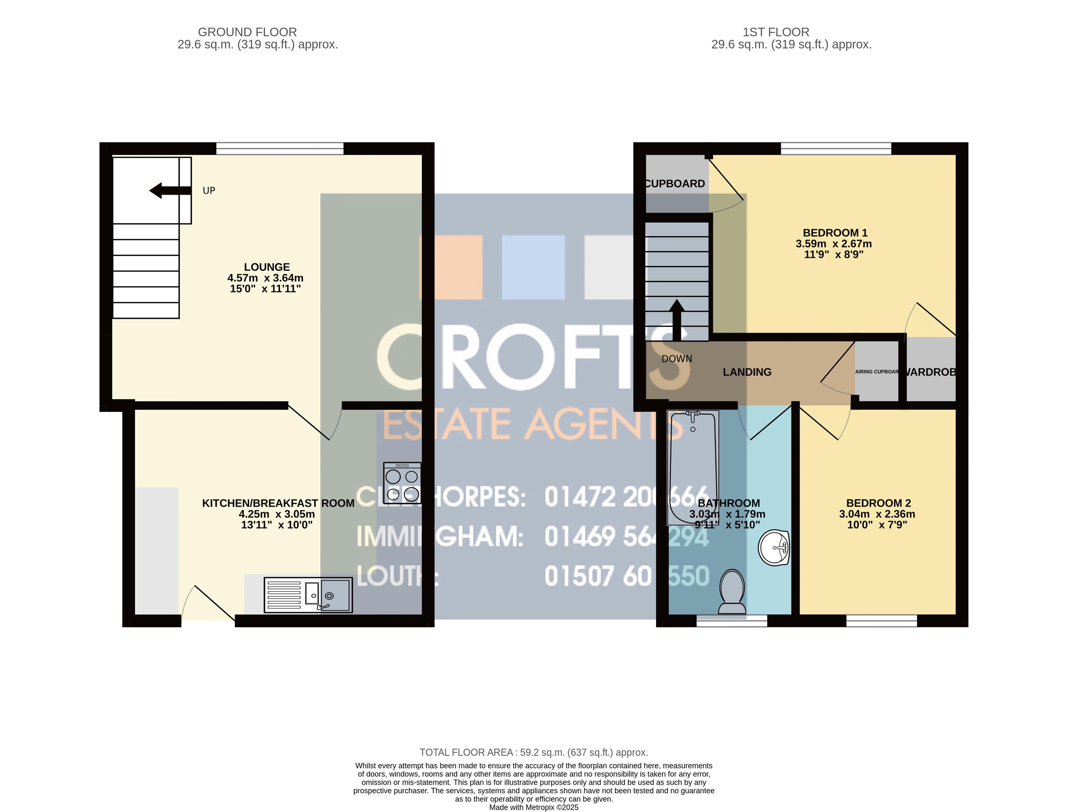 4 Barn Owl Cottages, Grange Lane, Covenham St. Bartholomew floorplan