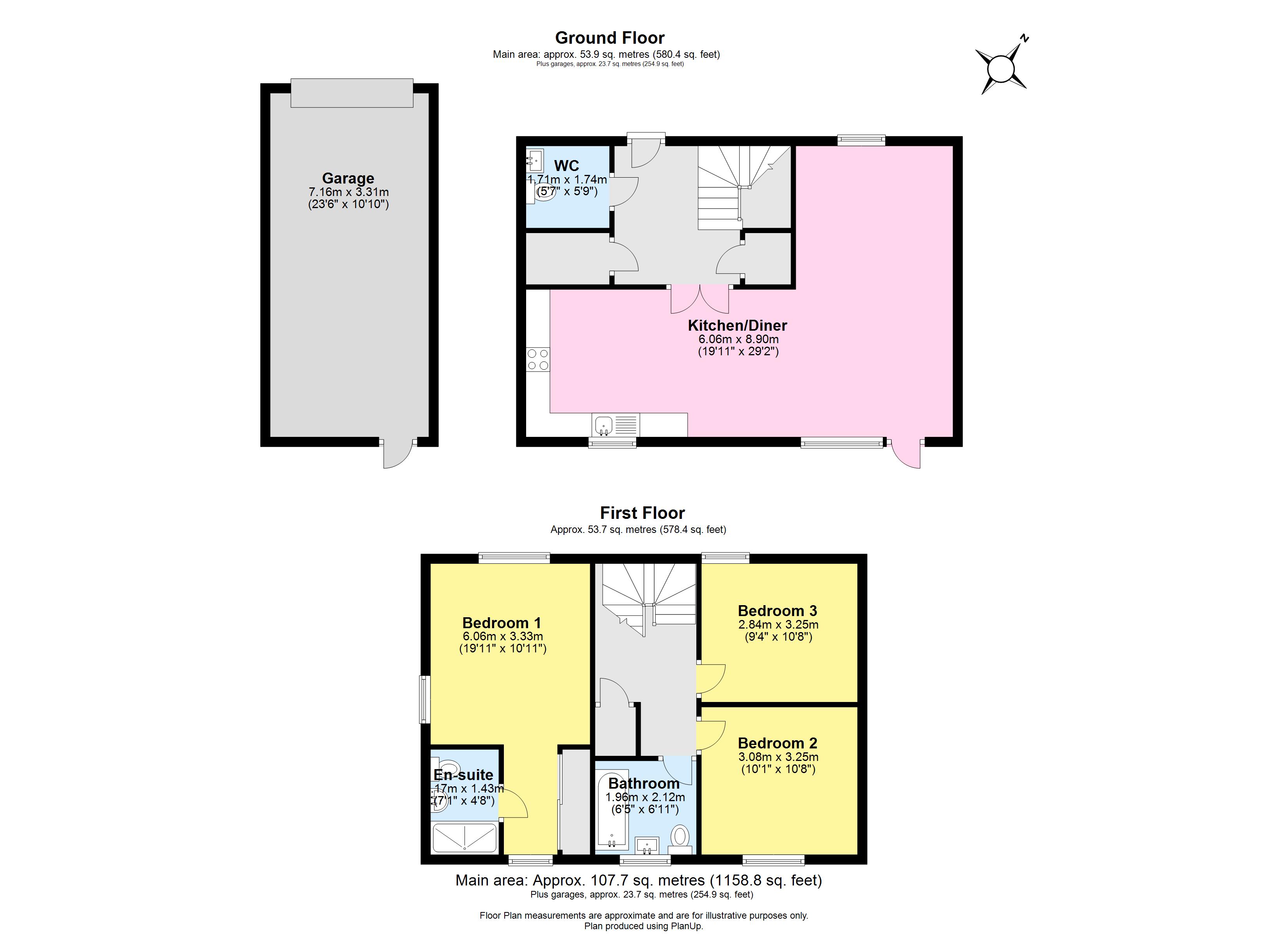 2, Oak Court, Cambridgeshire floorplan