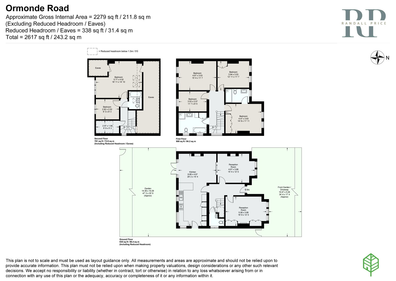 5, Ormonde Road, London floorplan