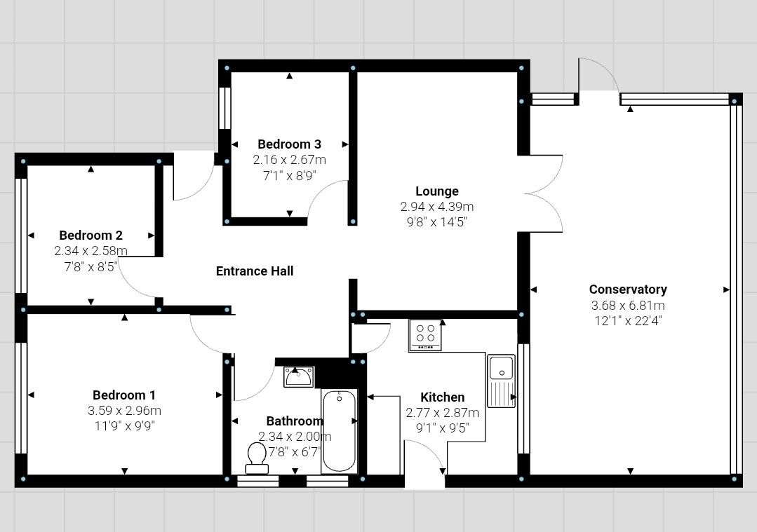 170, Great Preston Road, Ryde floorplan
