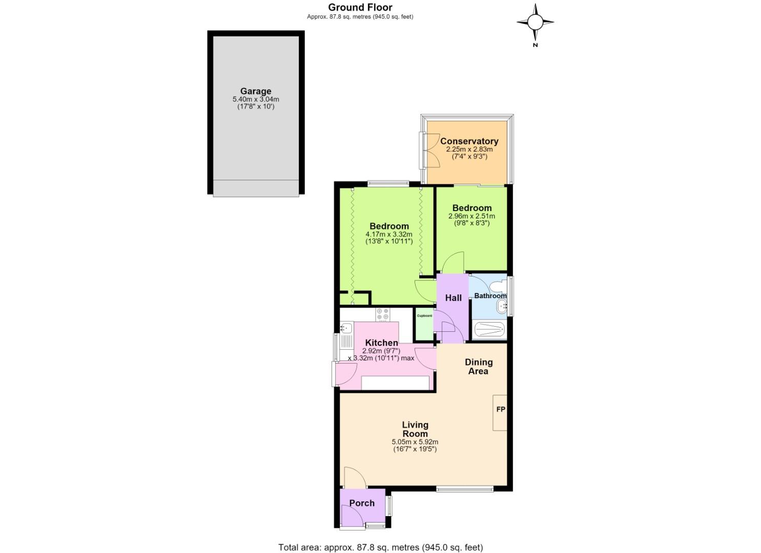 14, Squires Way, West Bridgford floorplan