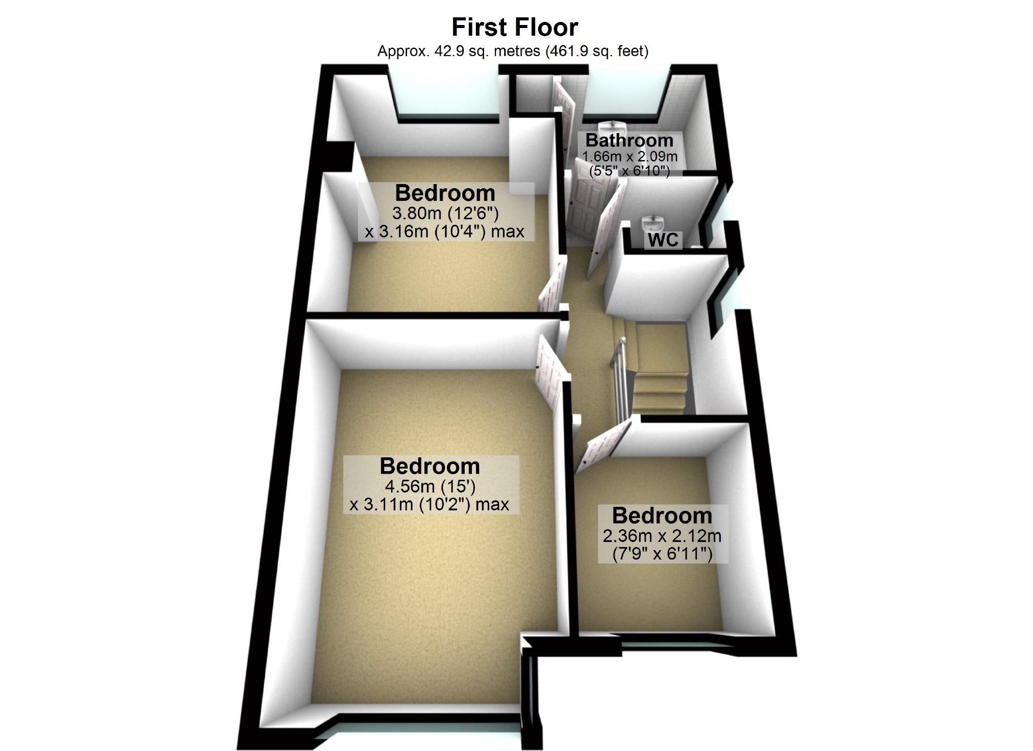 Green Hill Lane, Upper Wortley, Leeds, West Yorkshire LS12, 3 bedroom