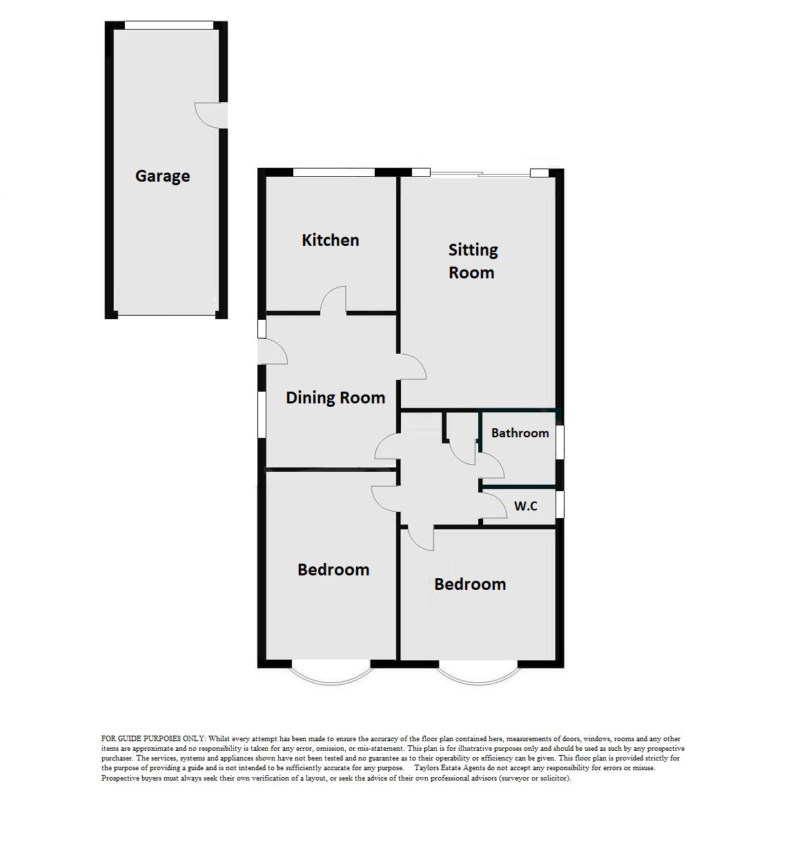 Birkdale Drive, Oakham, Tividale. B69, 2 bedroom detached bungalow for ...