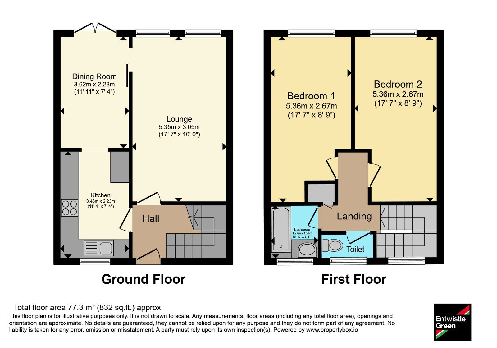 66, Alder Close, Lancashire floorplan