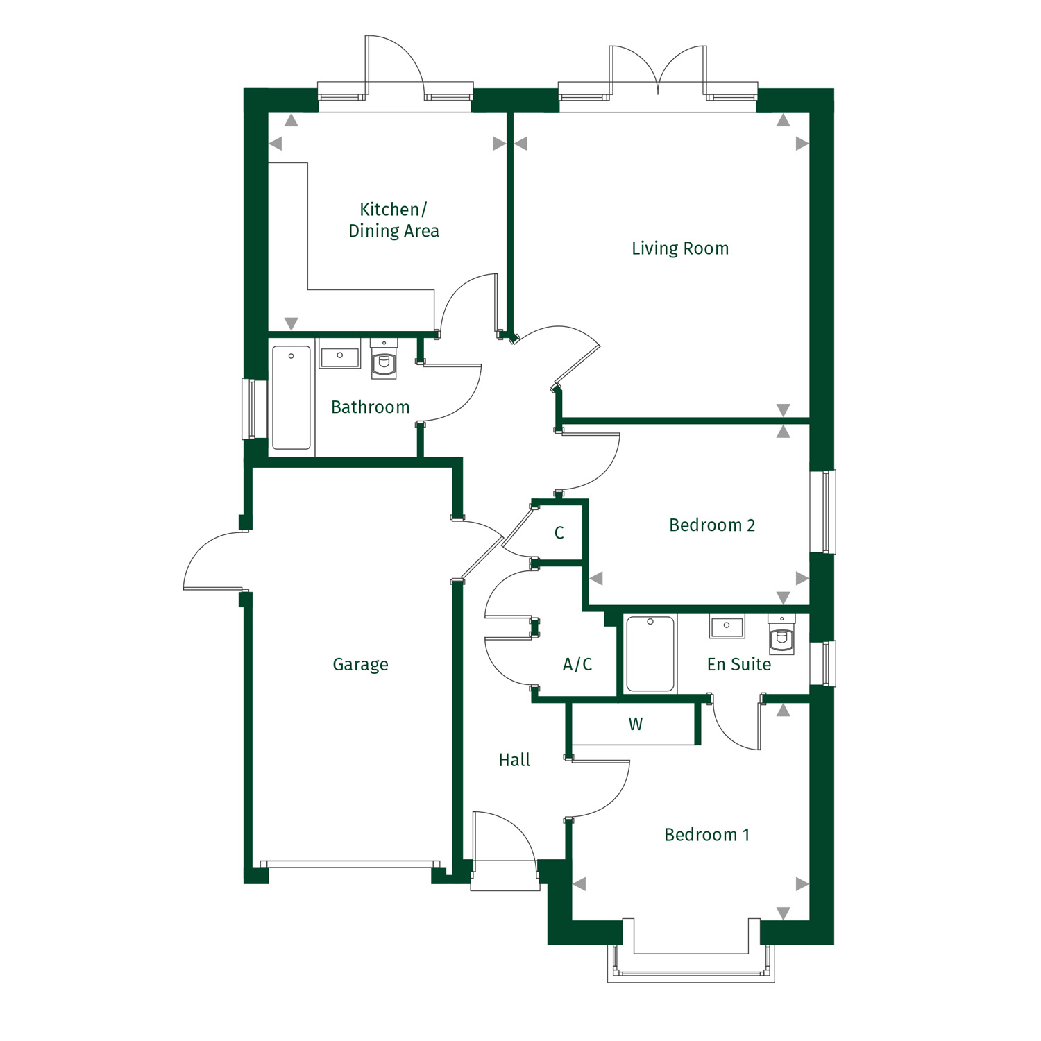 Plot 16, The Amberdale, Whitsbury Road, Fordingbridge floorplan