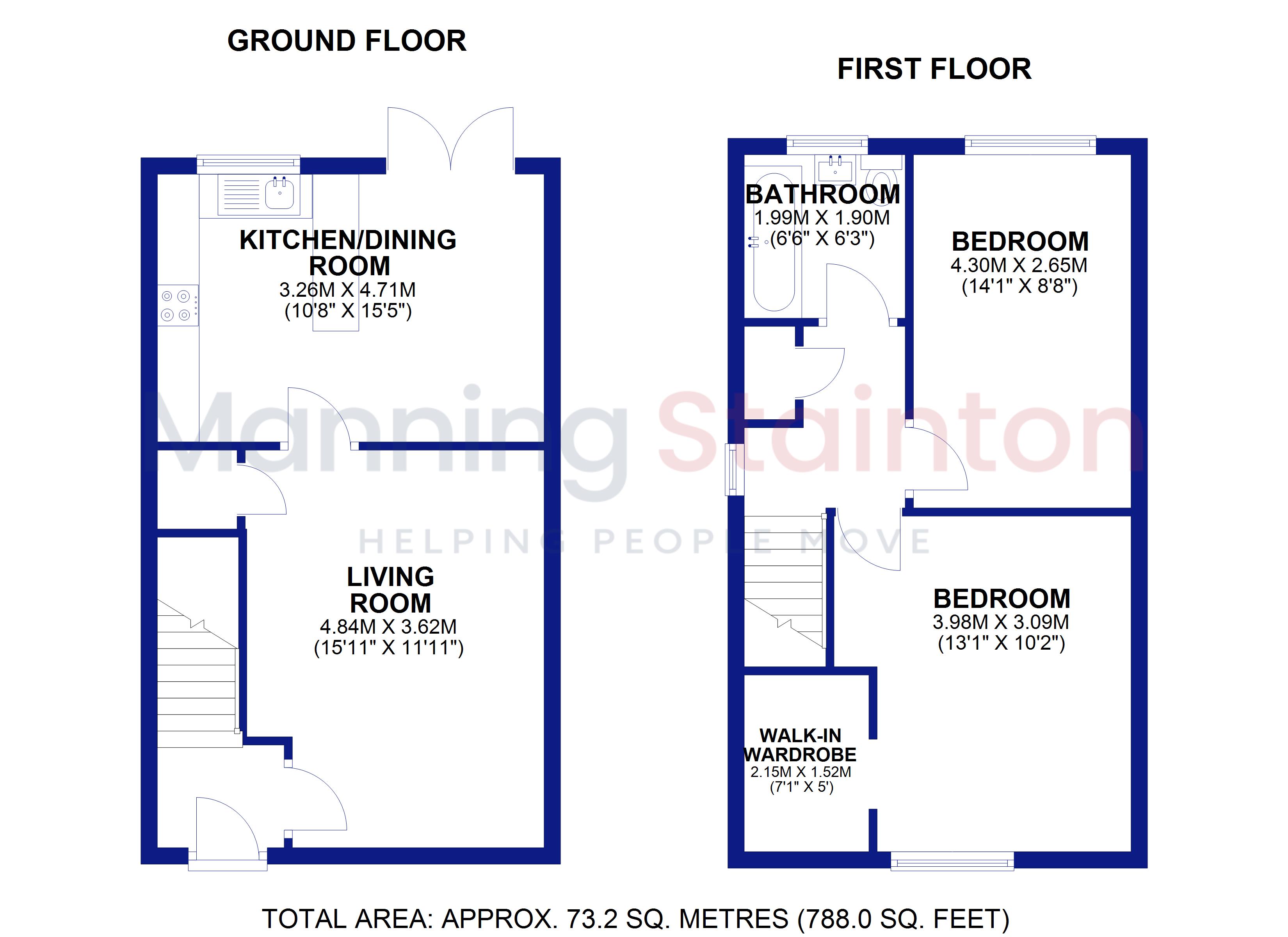 1, Eltham Drive, Leeds floorplan