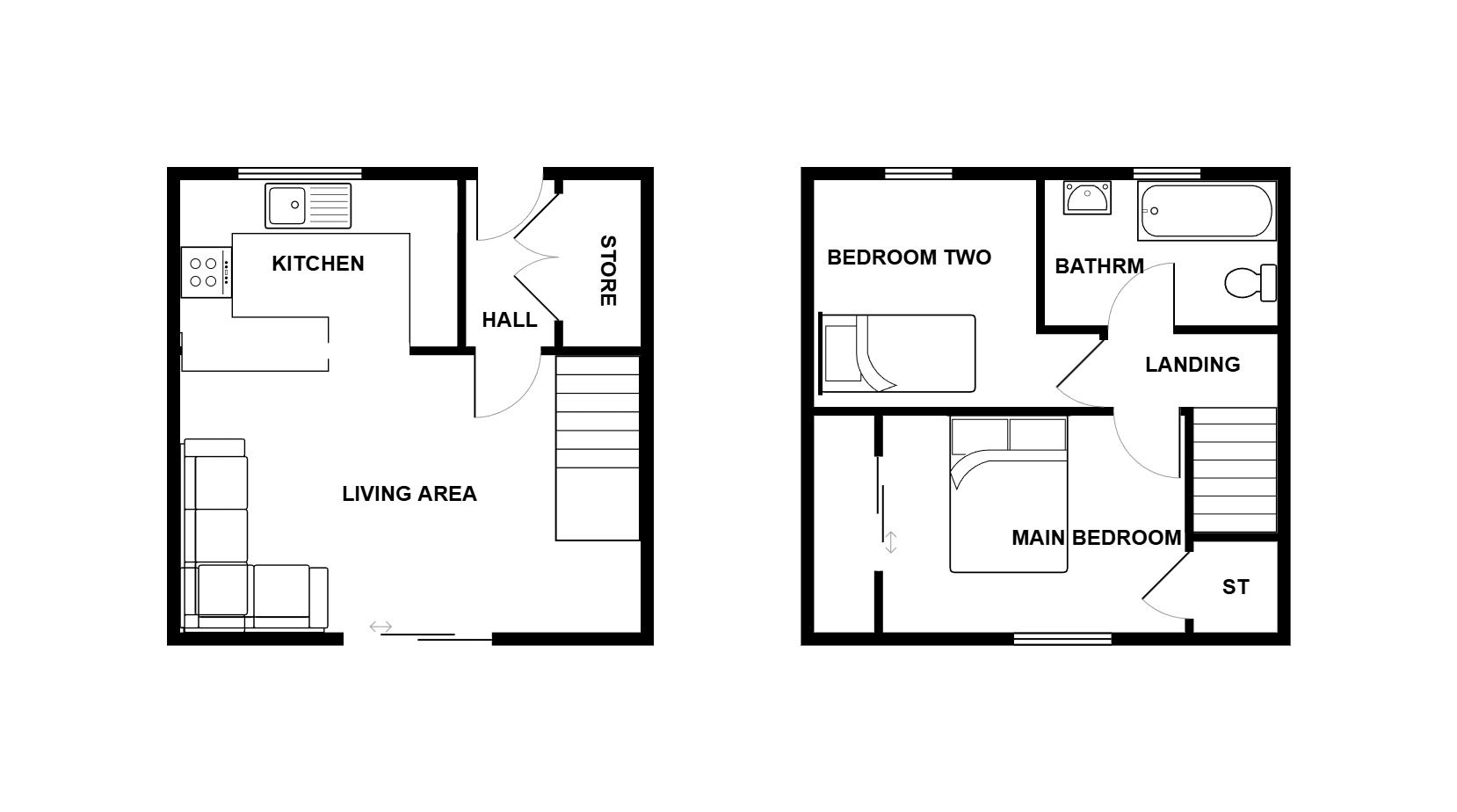 28 Auchinleck Gardens, Glasgow floorplan