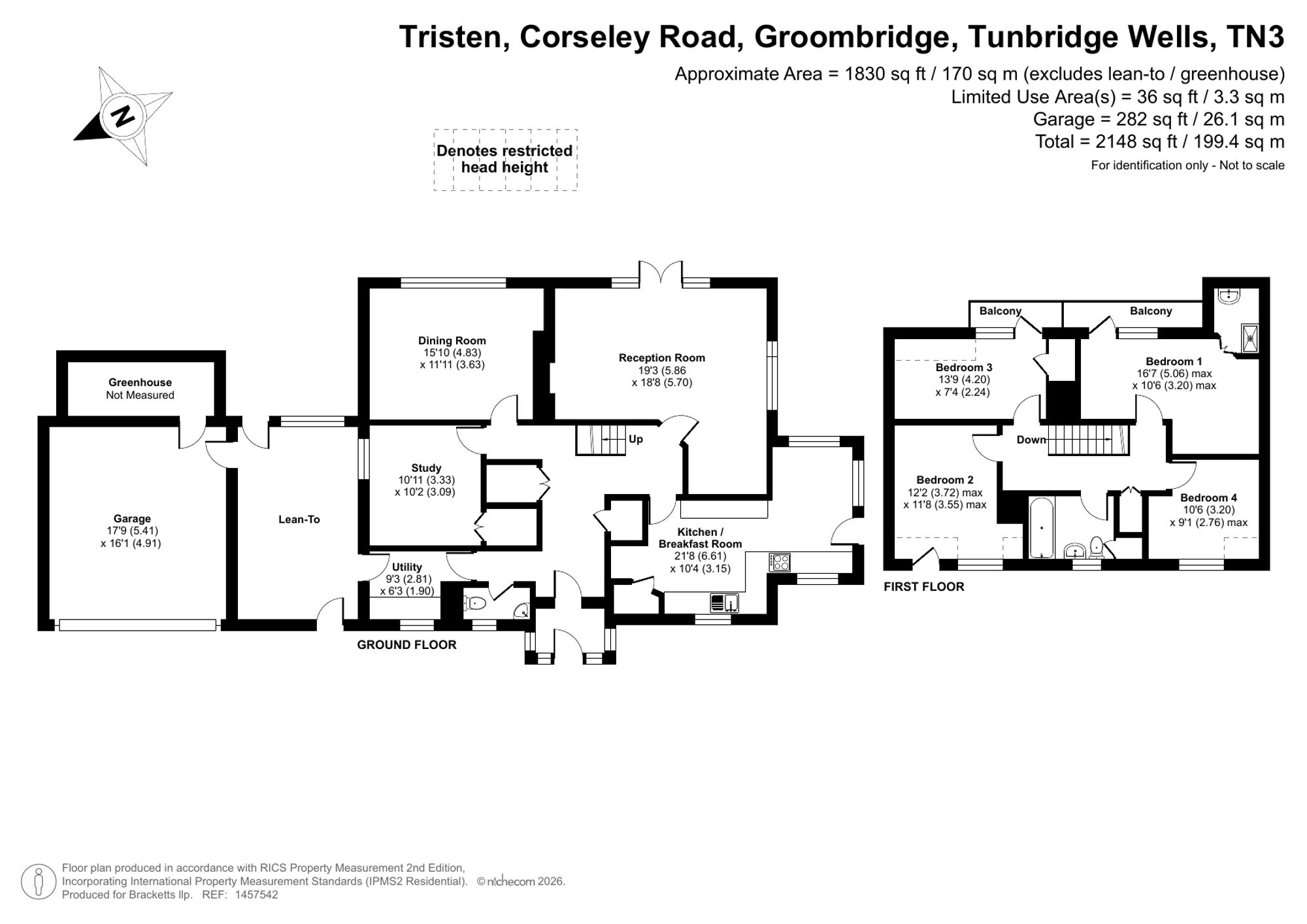 Tristen Corseley Road, Tunbridge Wells floorplan