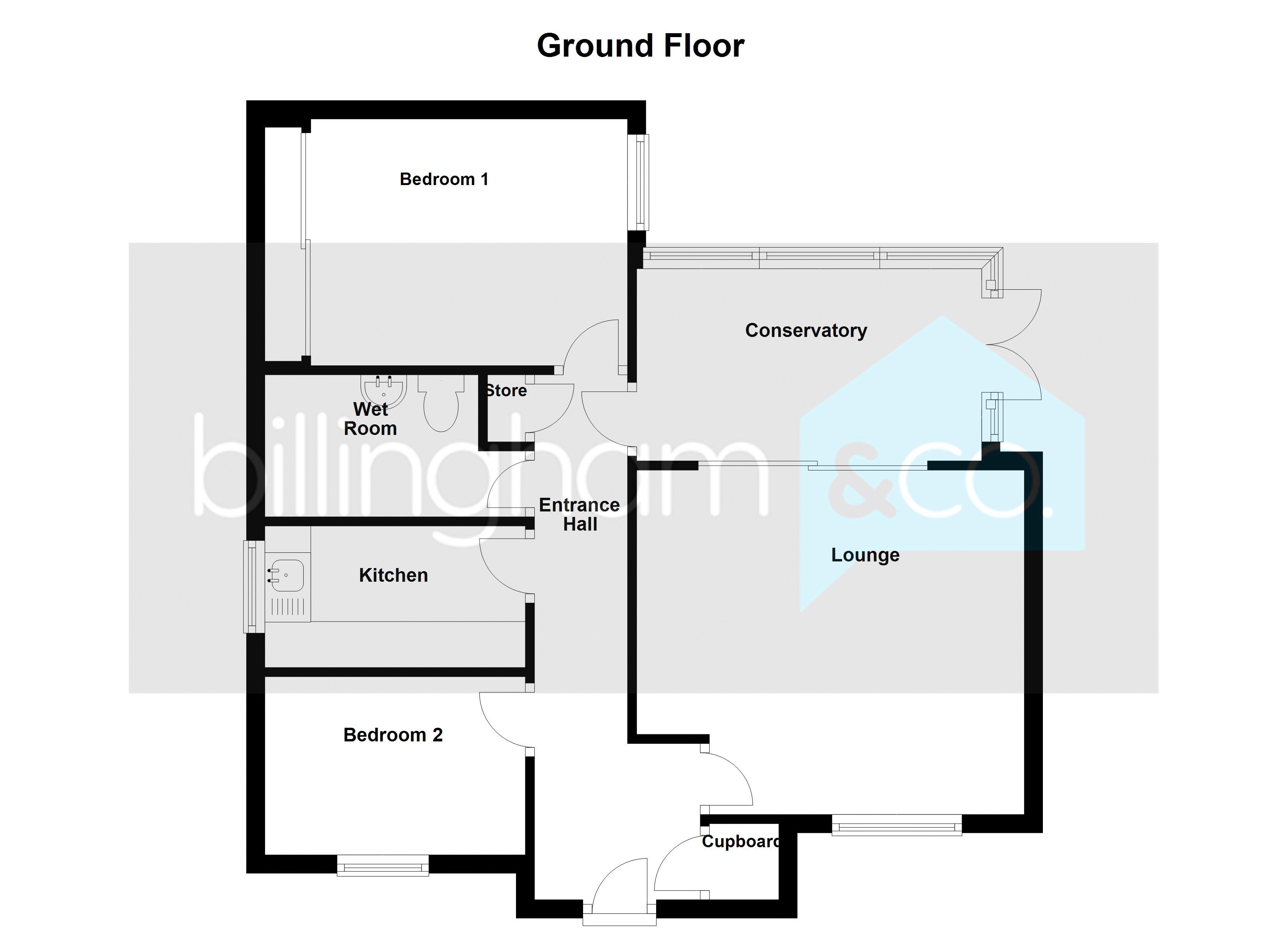 Southwick Road, Halesowen B62, 2 bedroom detached bungalow for sale